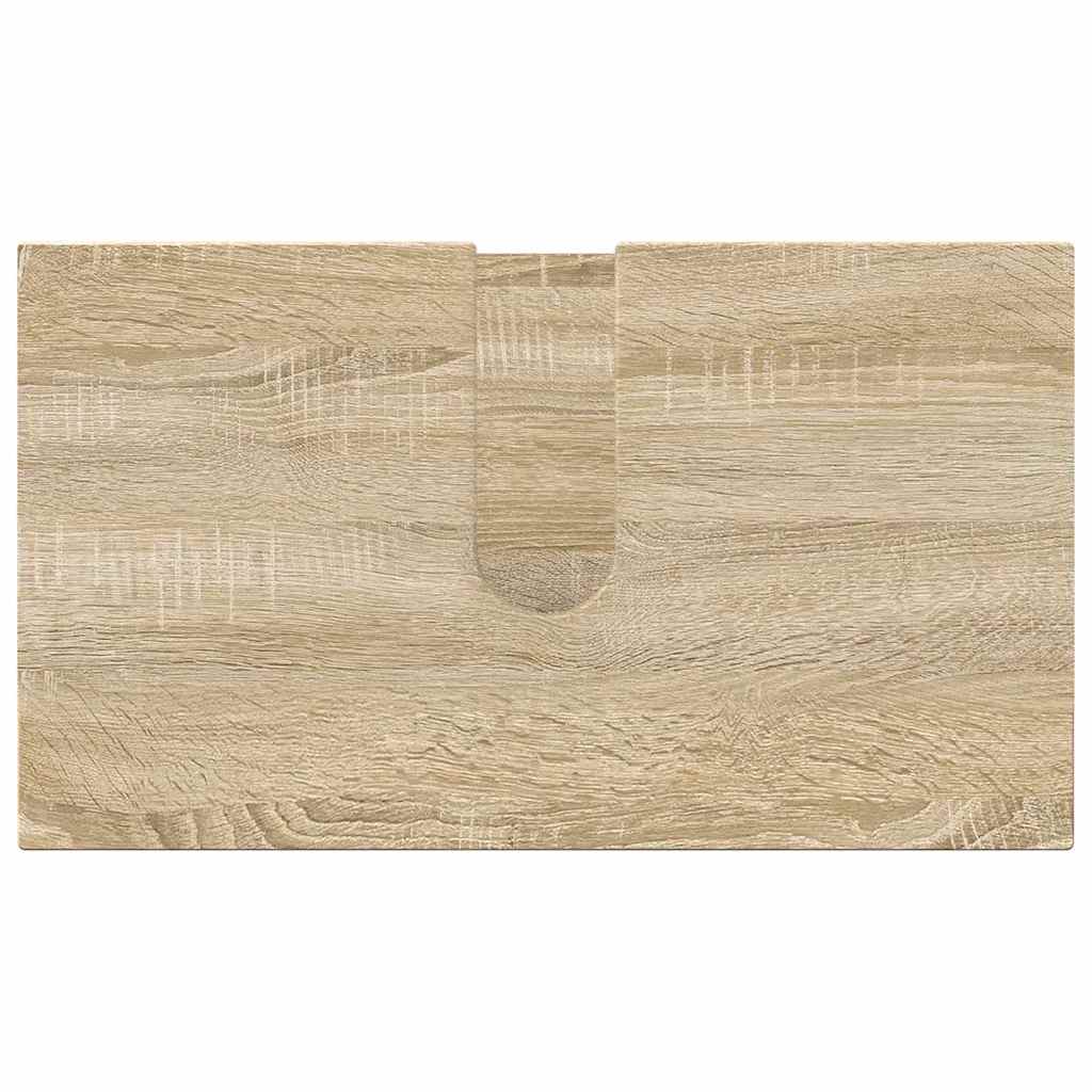 Badezimmermöbel-Set mit Tür 2 pcs Weiß Holzwerkstoff & Metall
