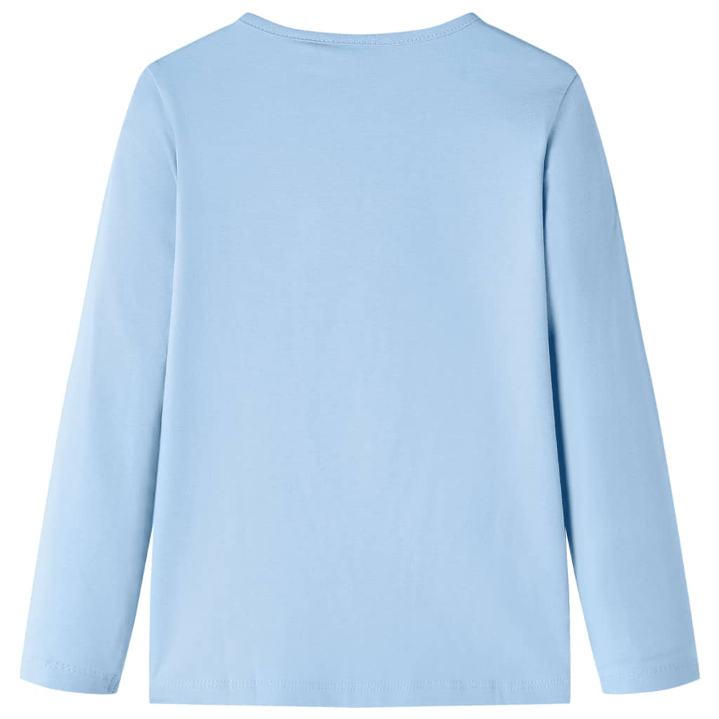 Kinder-Langarmshirt Marineblau 92