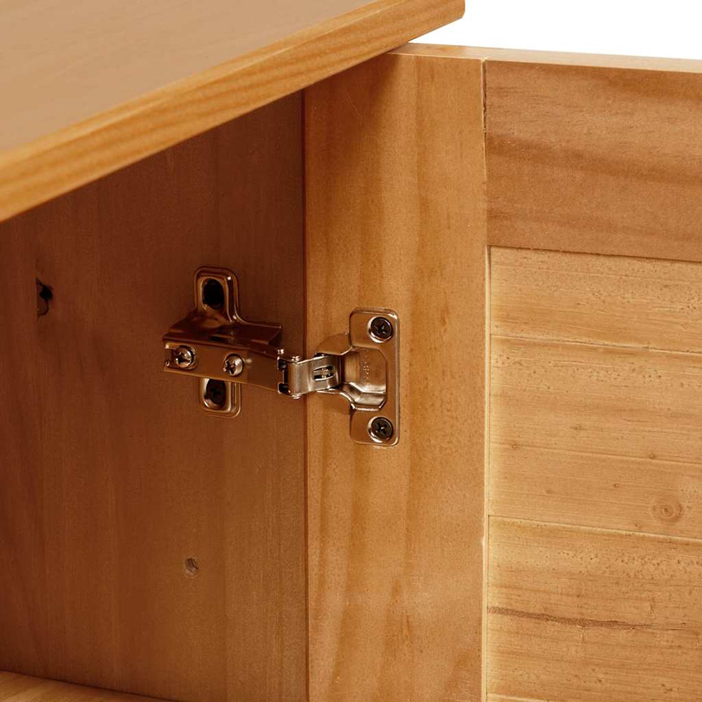 Badezimmerschrank VIGO Braun und Honigbraun 68 x 34 x 80 cm