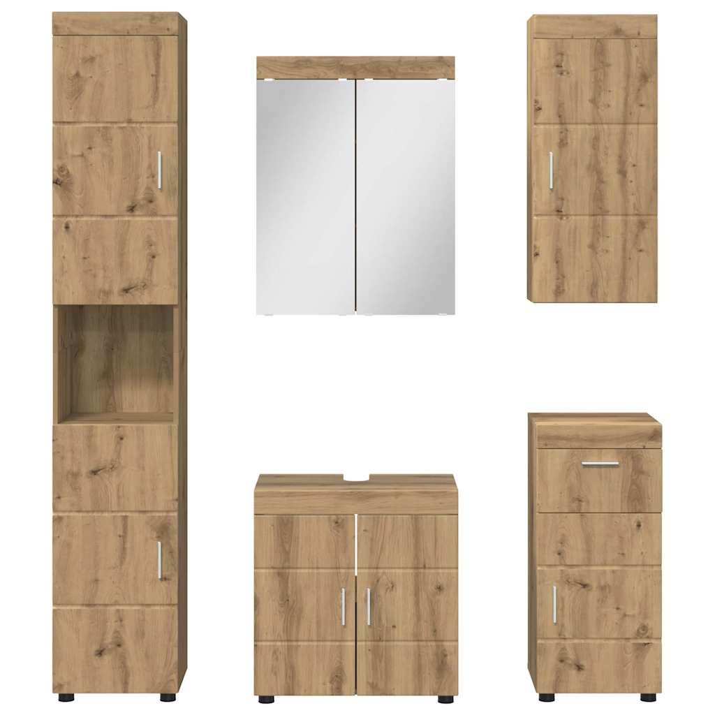 Badezimmermöbel-Set TULUM 2 pcs Weiß 60 x 34 x 63 cm