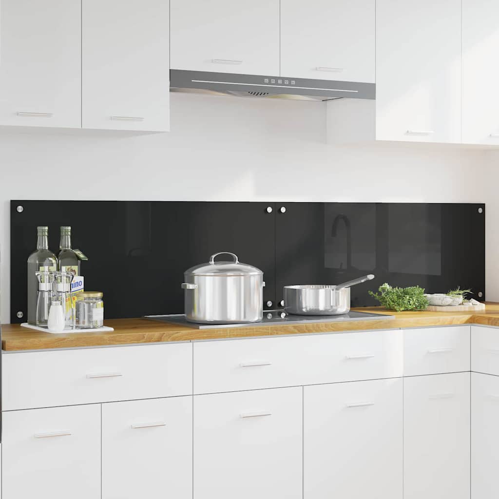 Küchenrückwand 2 pcs Weiß 70 x 40 cm Gehärtetes Glas