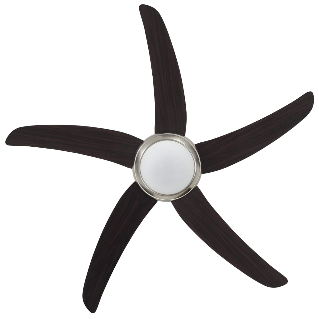 Deckenventilator mit Licht und Fernbedienung Ø 130 cm Weiß