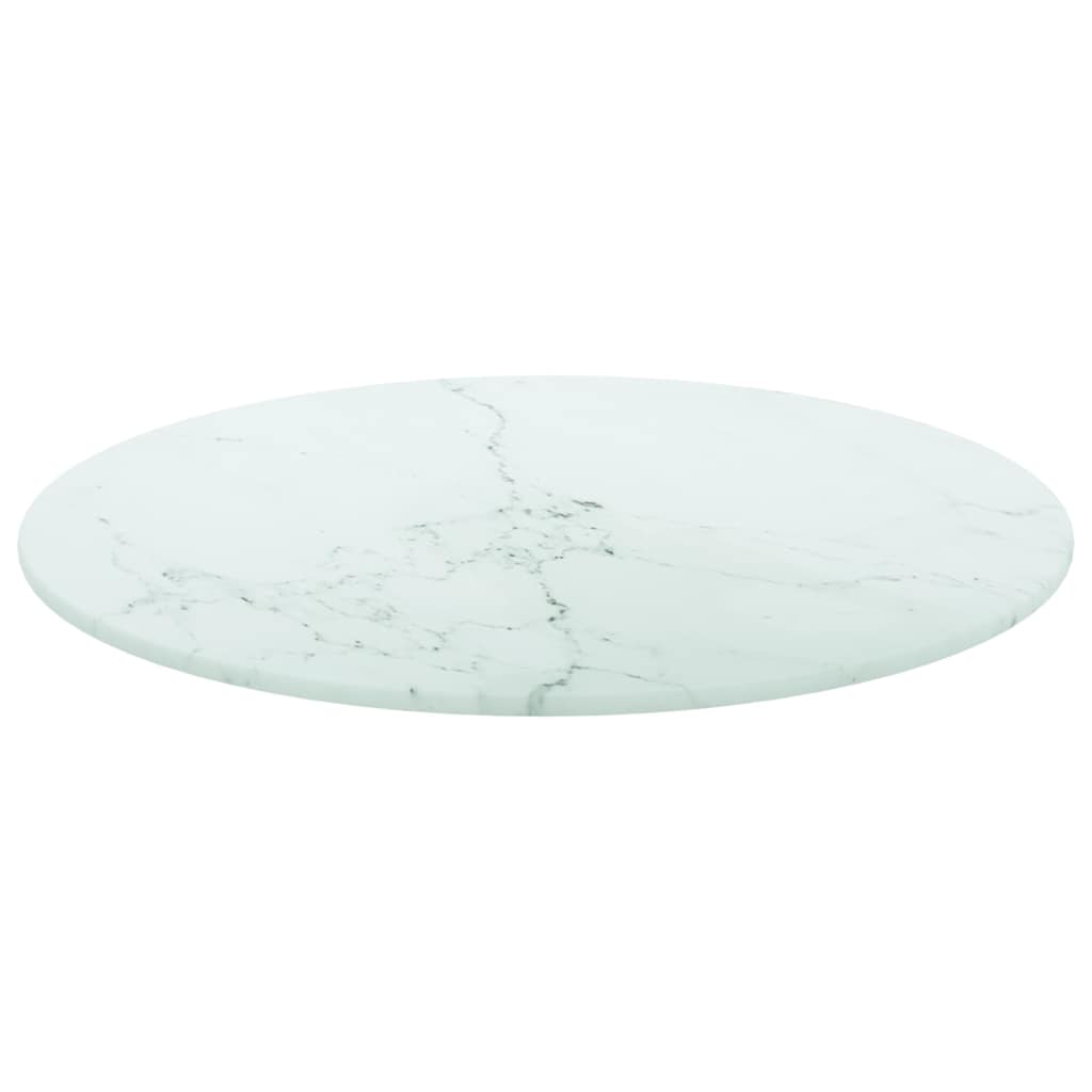 Tischplatte aus gehärtetem Glas quadratisch 700x700 mm