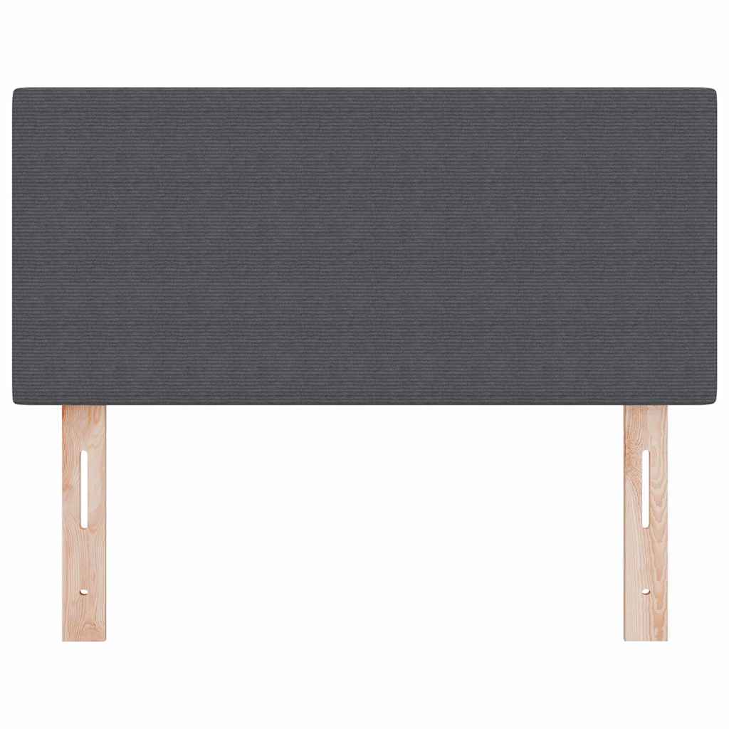 Kopfteil Hellgrau 80 cm Cordstoff