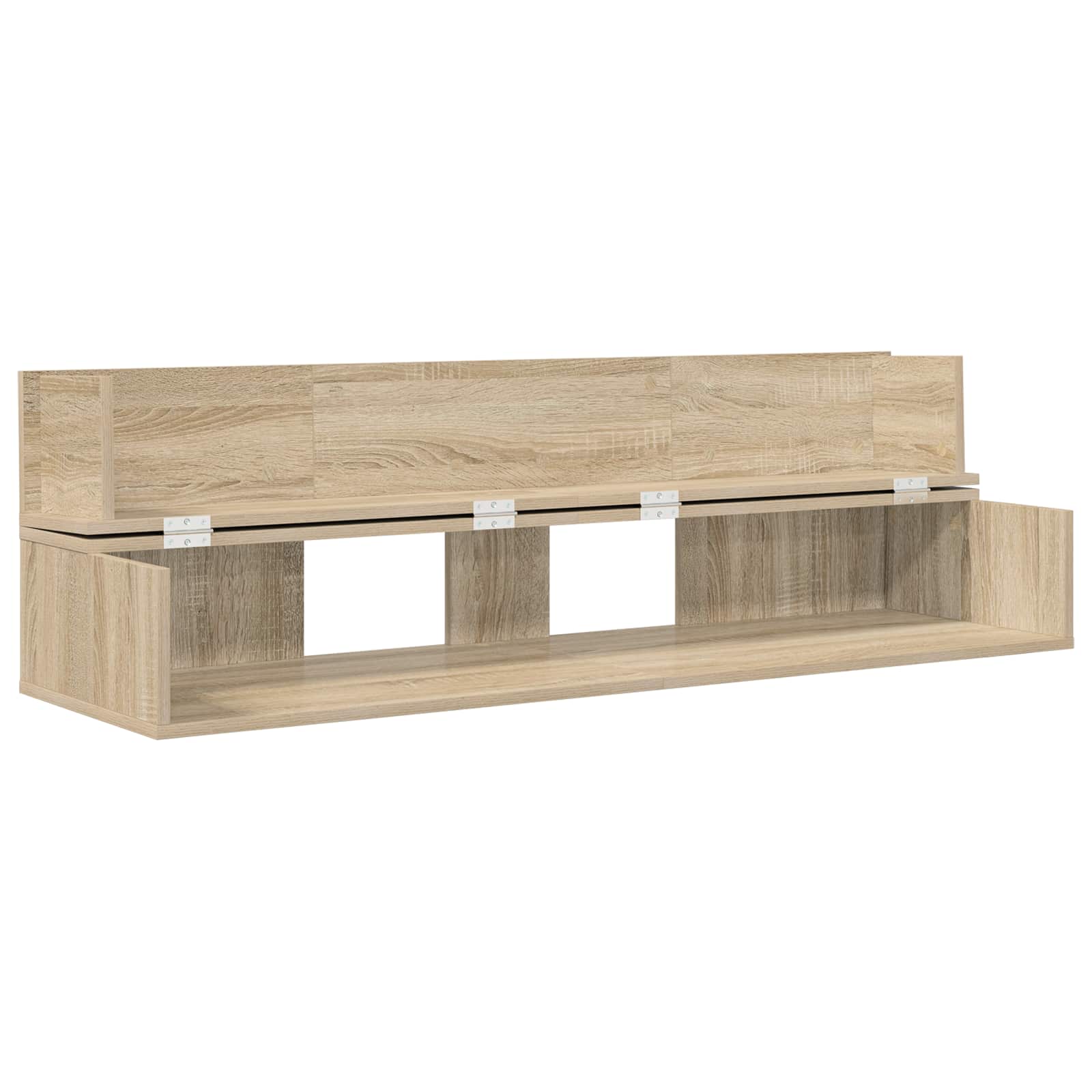 Studiotisch Weiß 152 x 40 x 19,5 cm Holzwerkstoff