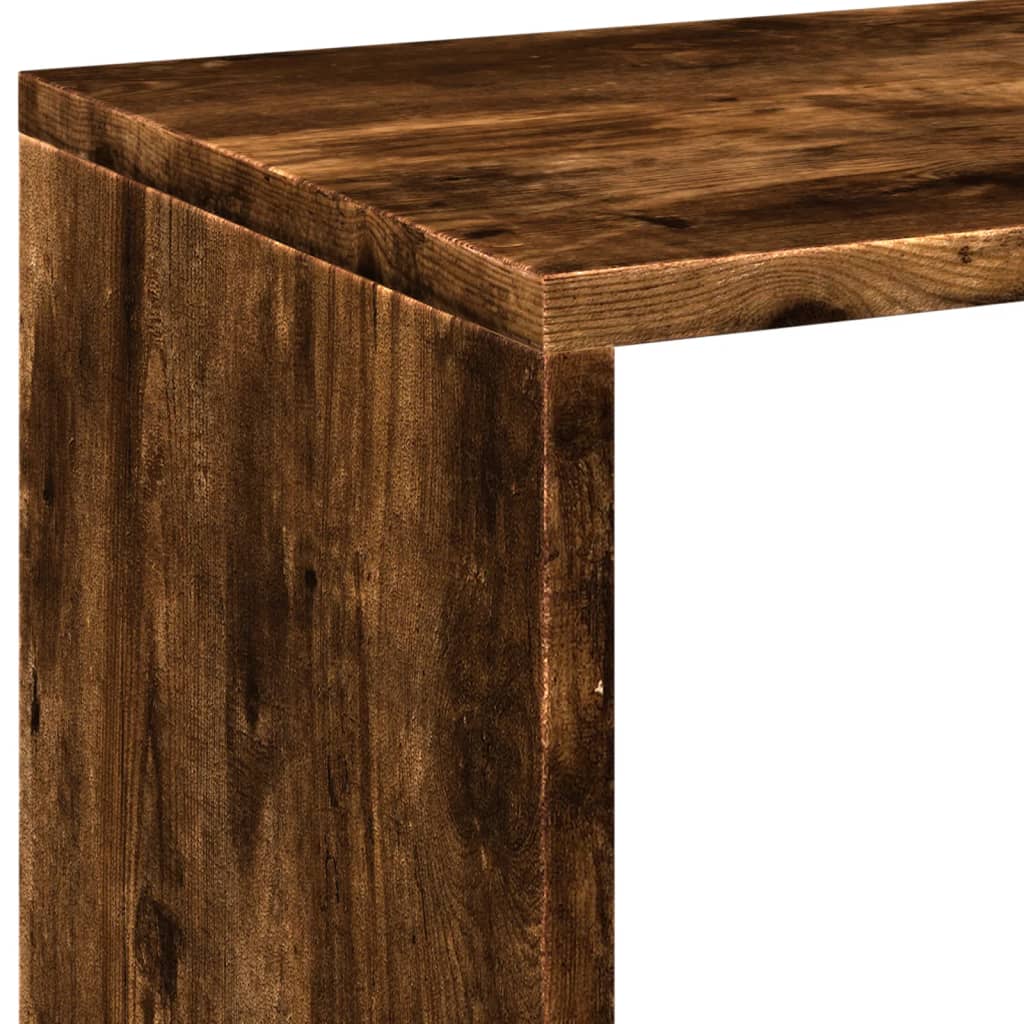 Bücherregal Weiß 137,5x29x137,5 cm Holzwerkstoff