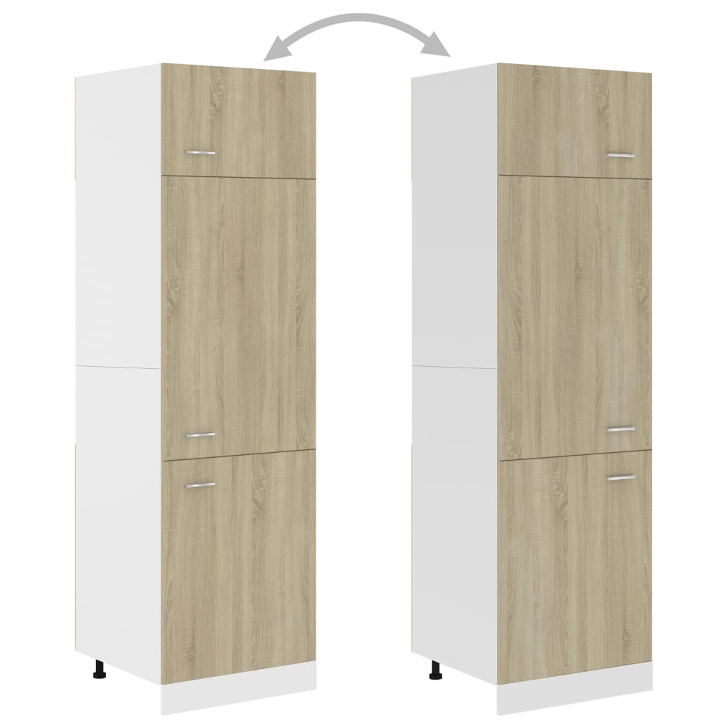 Spülenunterschrank Sonoma-Eiche 80x46x81,5 cm Holzwerkstoff