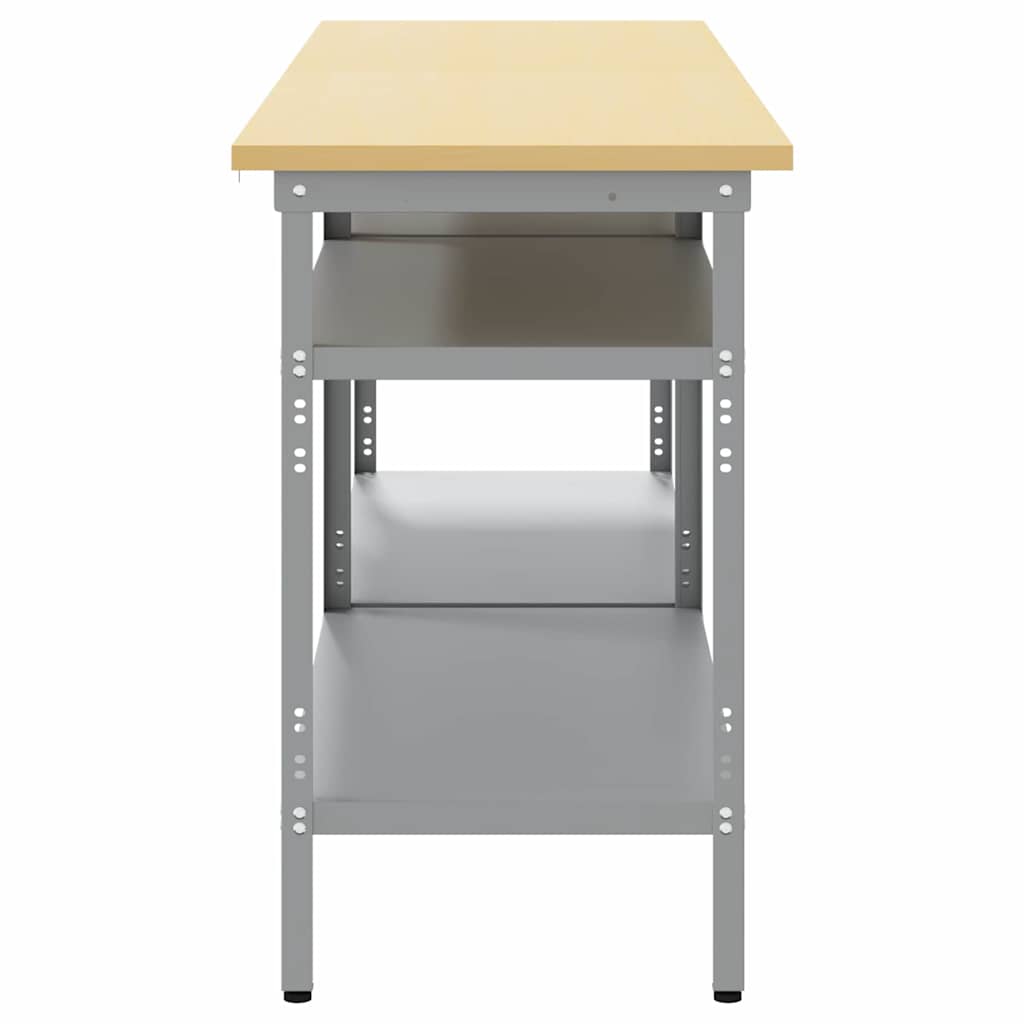 Werkbank-Set mit Schubladen 2 pcs Rot und Grau 200 x 55 x 85 cm