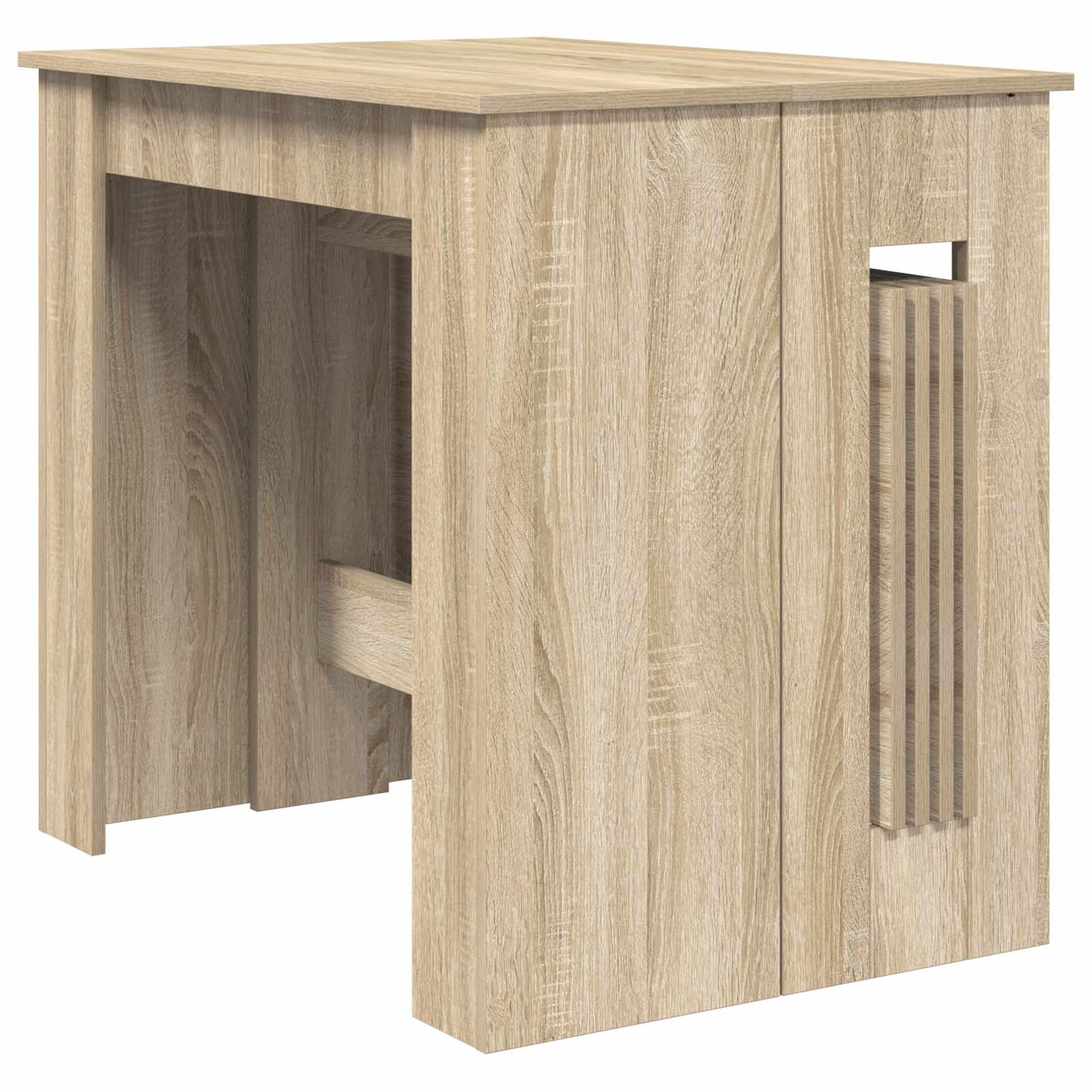 Esstisch 180 x 85 x 75 cm Holzwerkstoff Schwarze Eiche