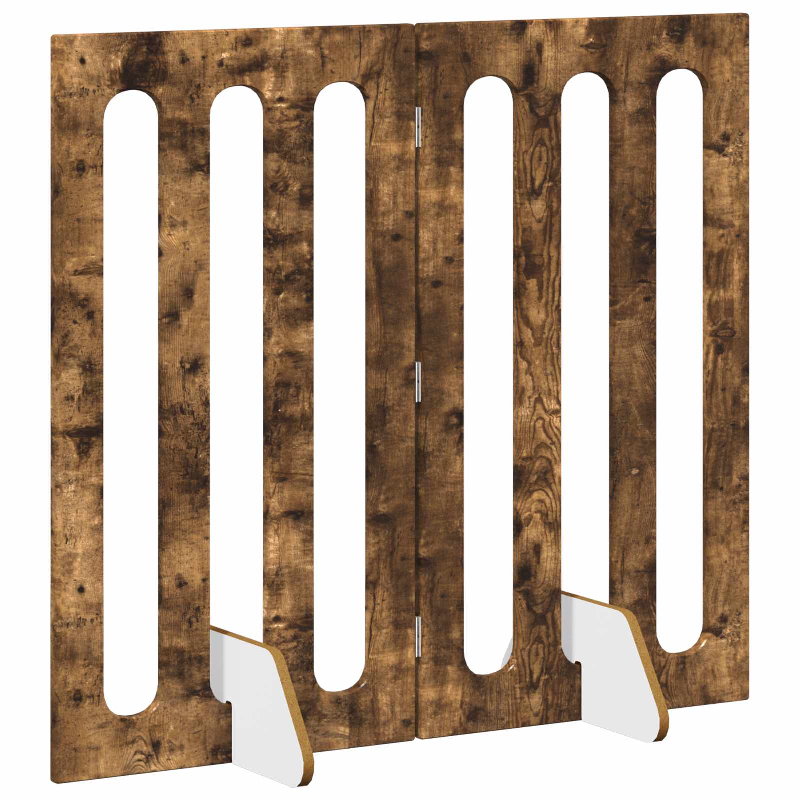 Faltbarer Haustierzaun 2 pcs Weiß 100,5 x 38 x 70 cm