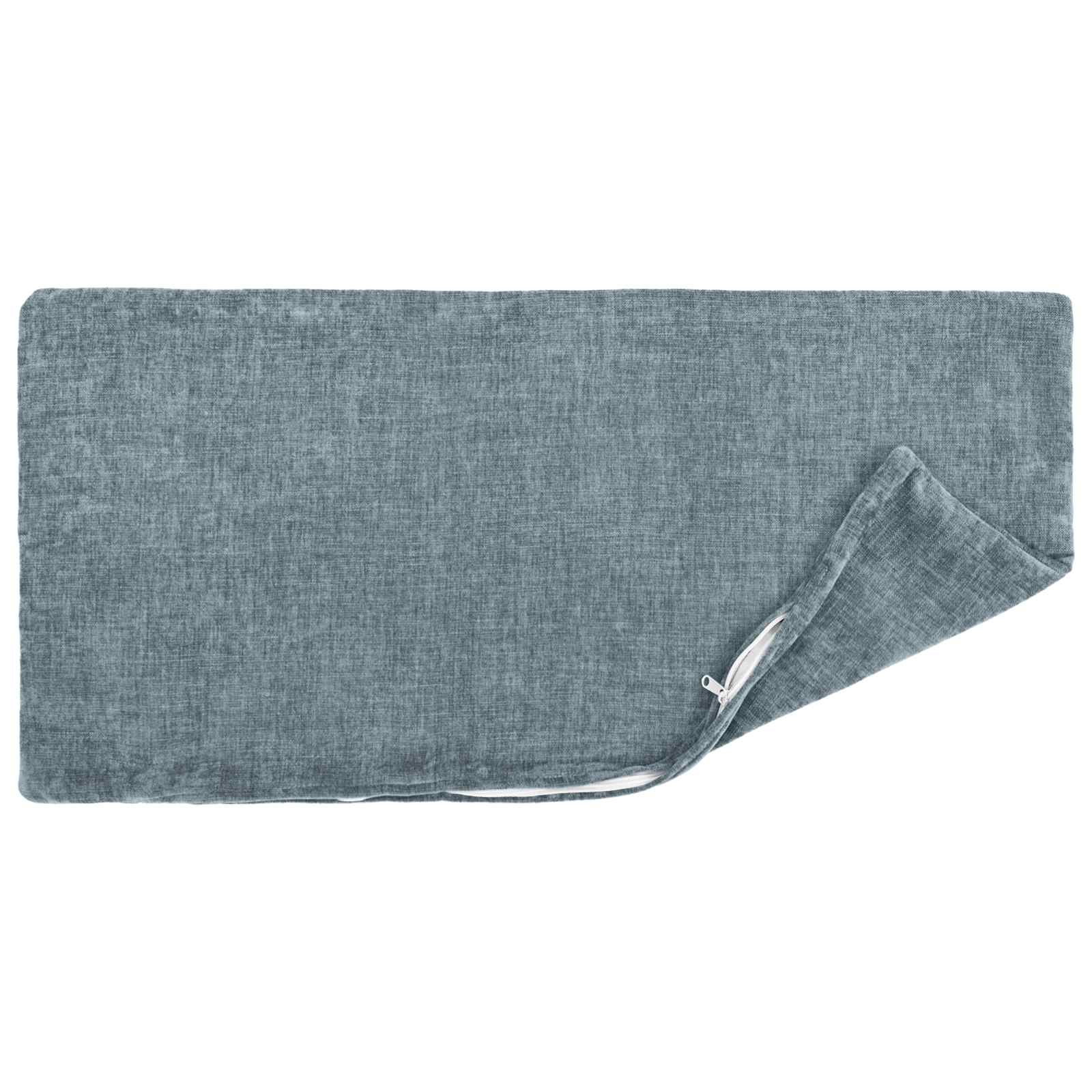 Kissenbezug 6 Stk. HEERLEN Dunkelgrau 30 x 30 cm Chenille-Stoff