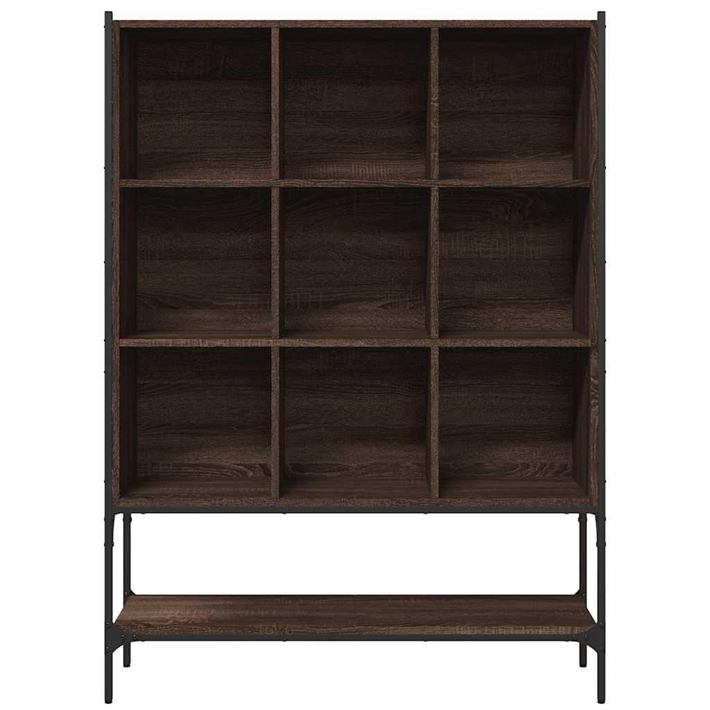 Bücherregal Schwarz 102x30x141,5 cm Holzwerkstoff