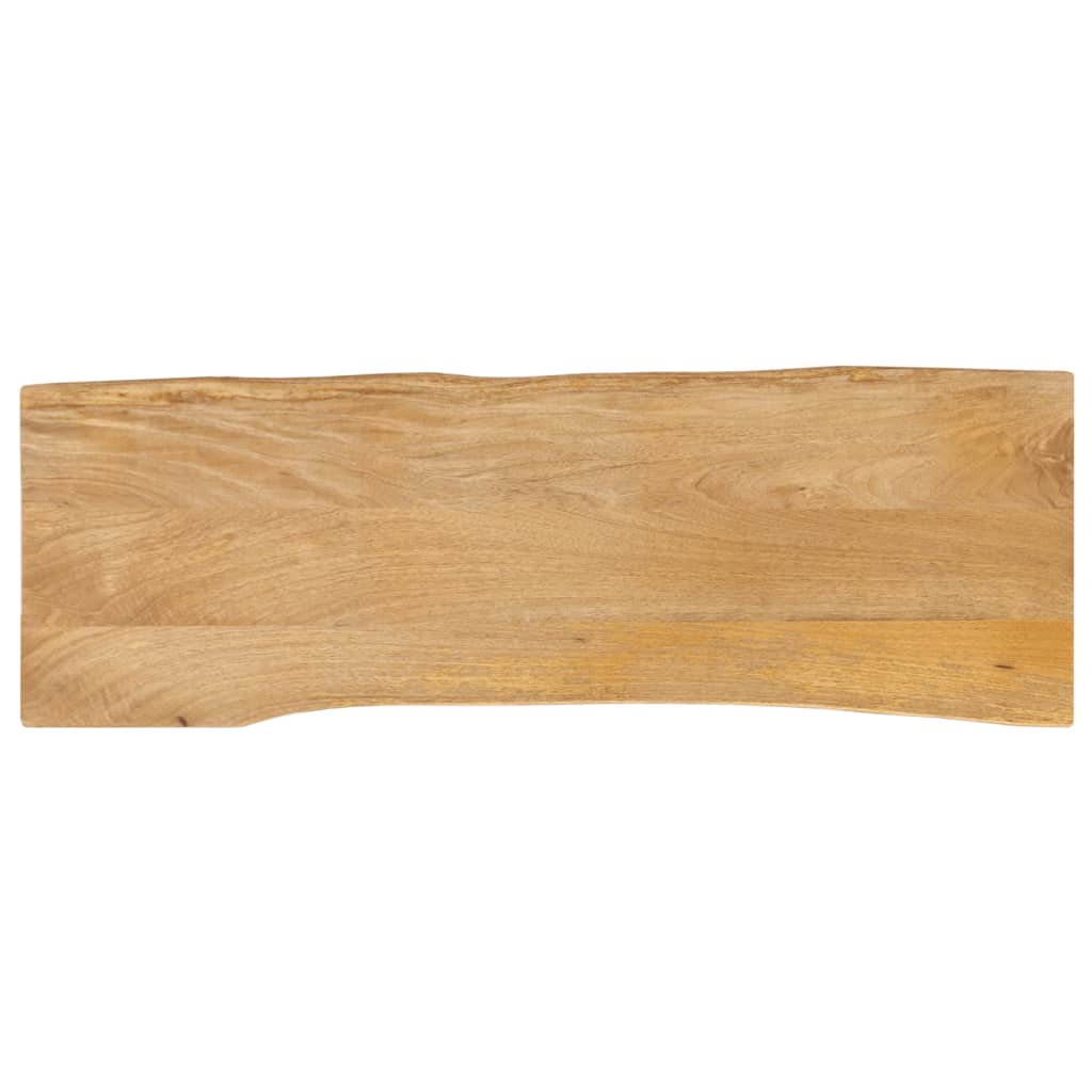 Tischplatte 40x40x2,5 cm Rechteckig Massivholz Akazie Baumkante