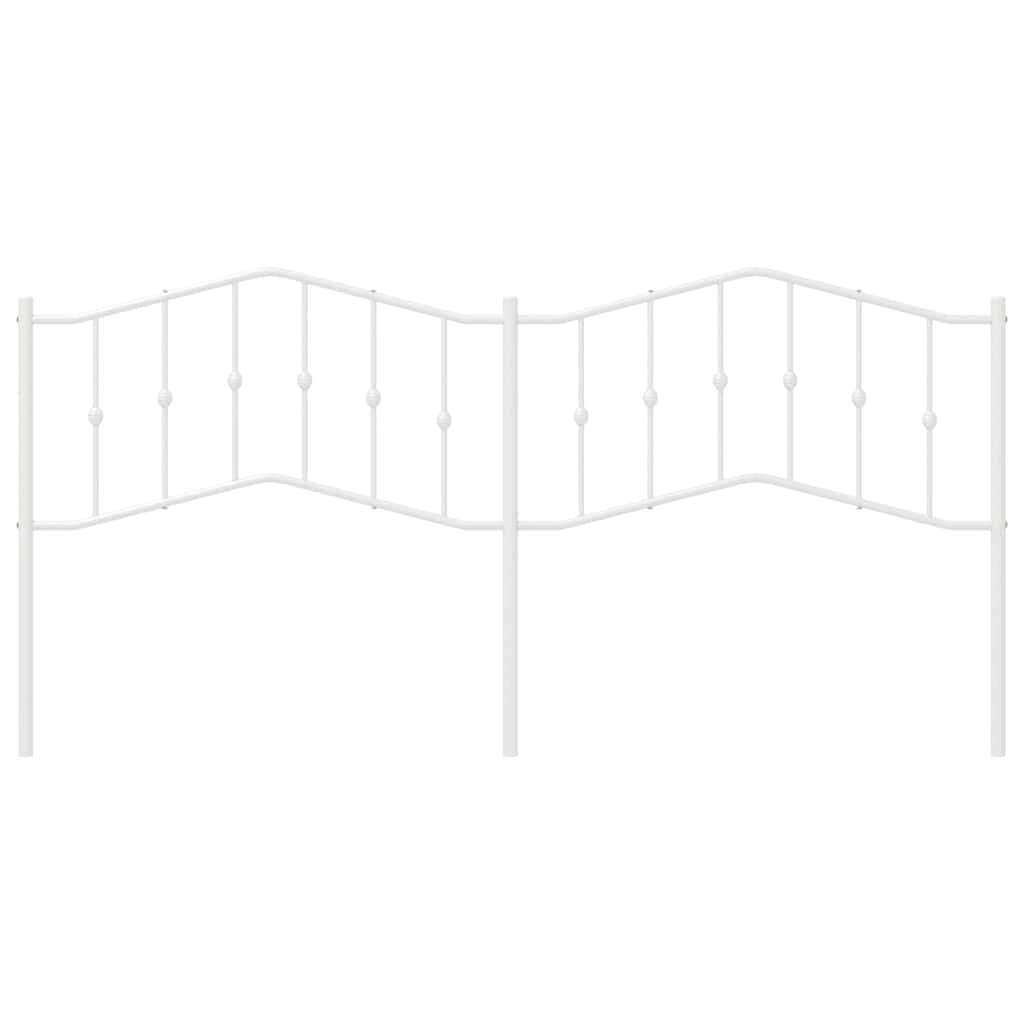Ersatz-Kopfteil Metall Schwarz 90 cm