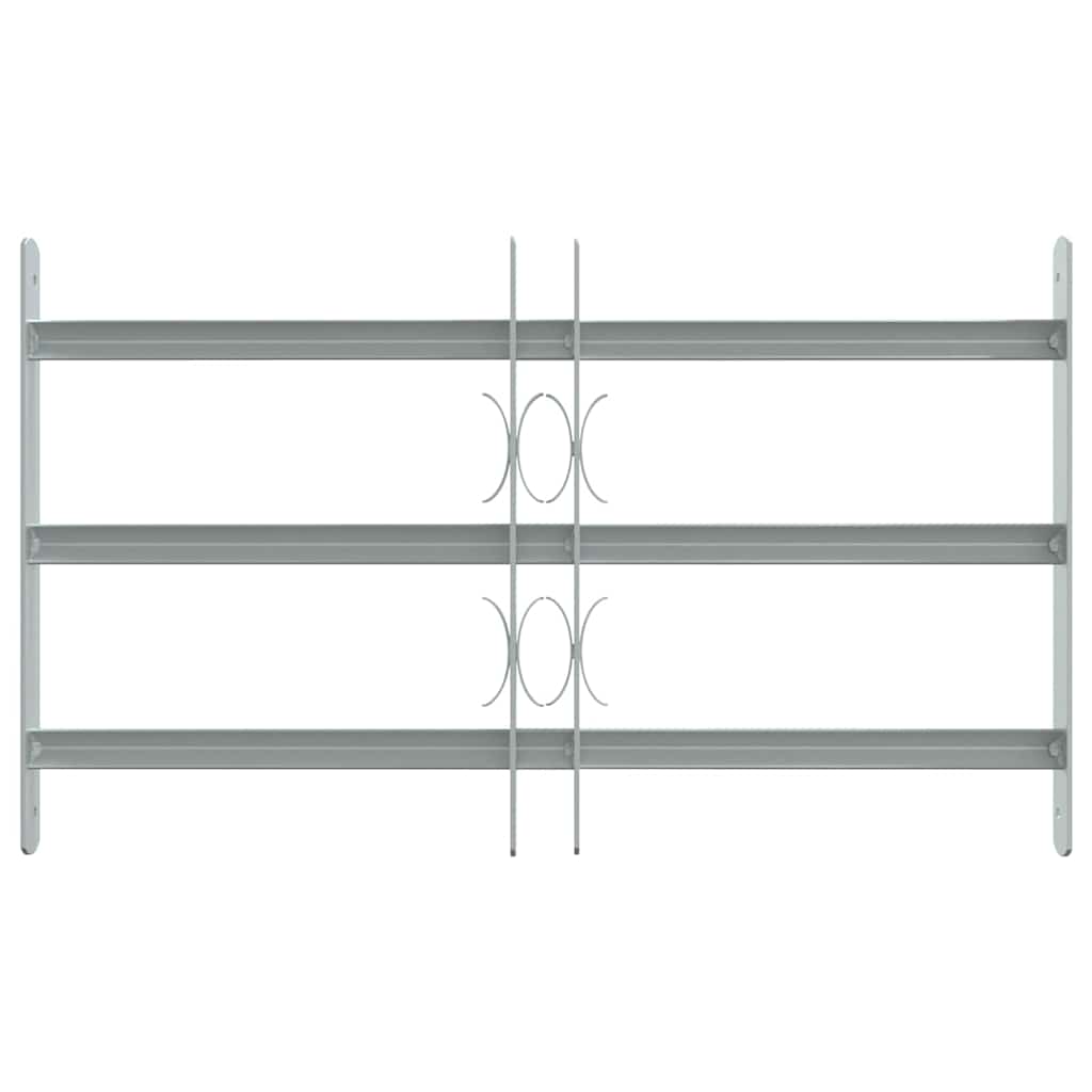 Fenstergitter Verstellbar mit 3 Querstäben 500-650 mm