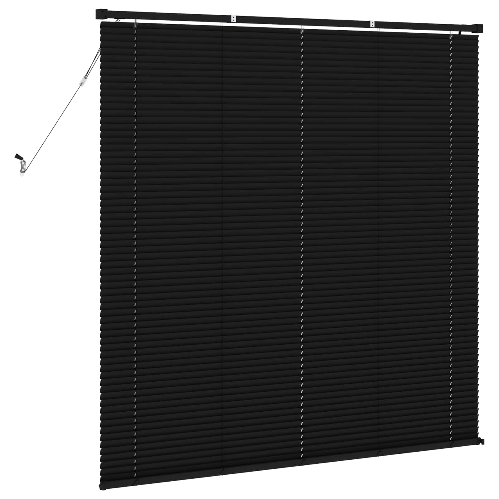 Jalousie Silber Grau 150 x 40 cm 25 mm PVC