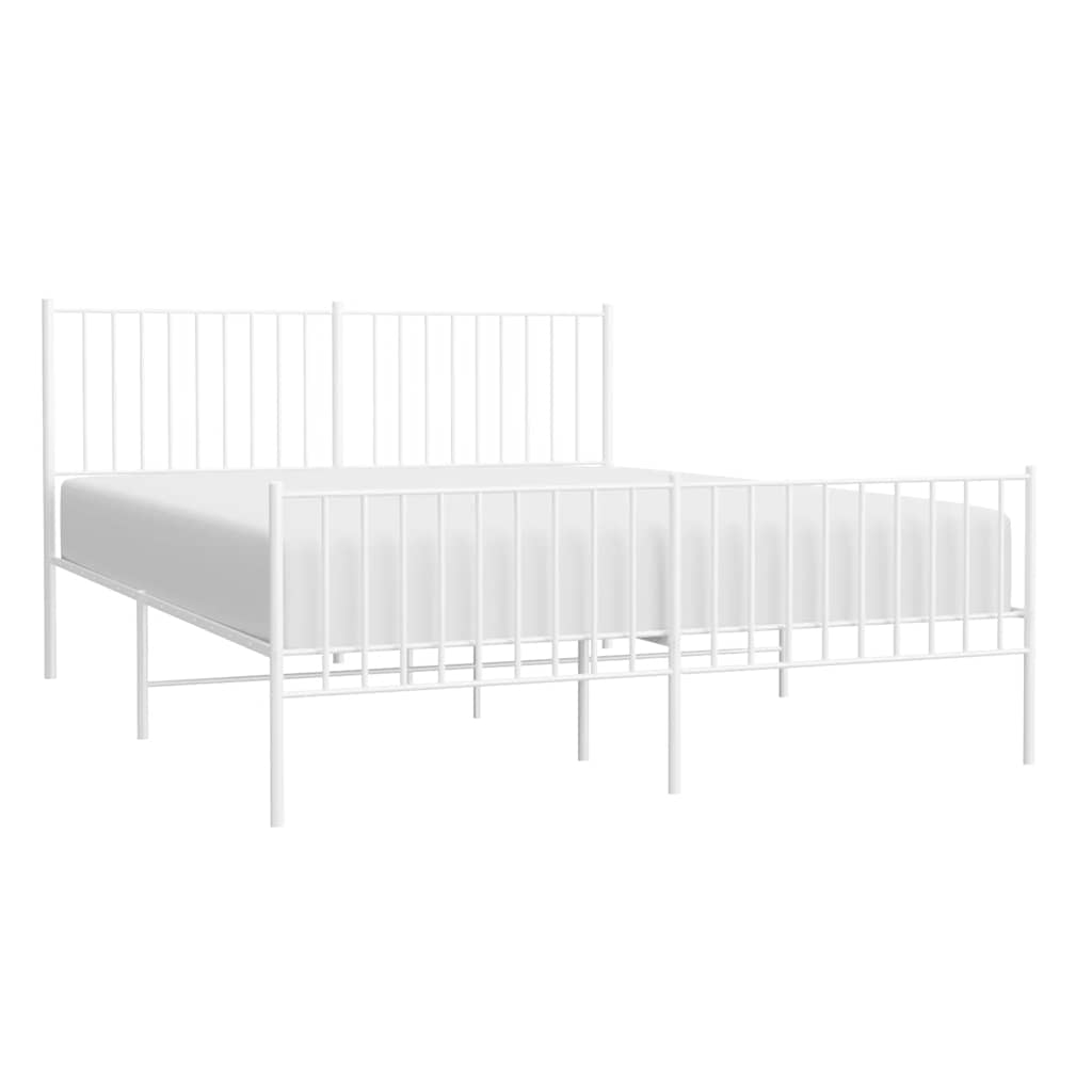Bettgestell Metall Schwarz 75x190 cm