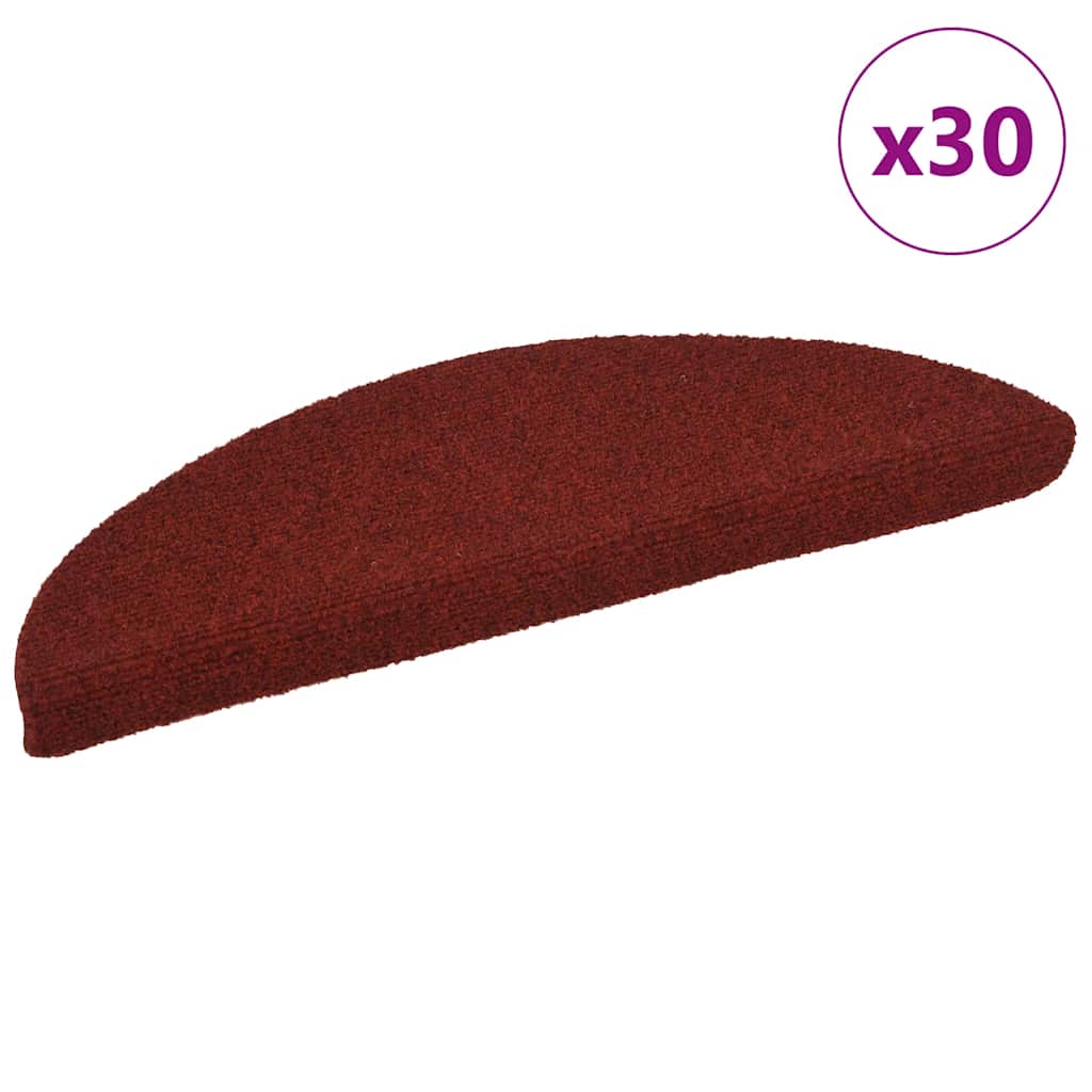 Stufenmatten Selbstklebend 15 Stk. 56x17x3 cm Hellbraun Halbrund