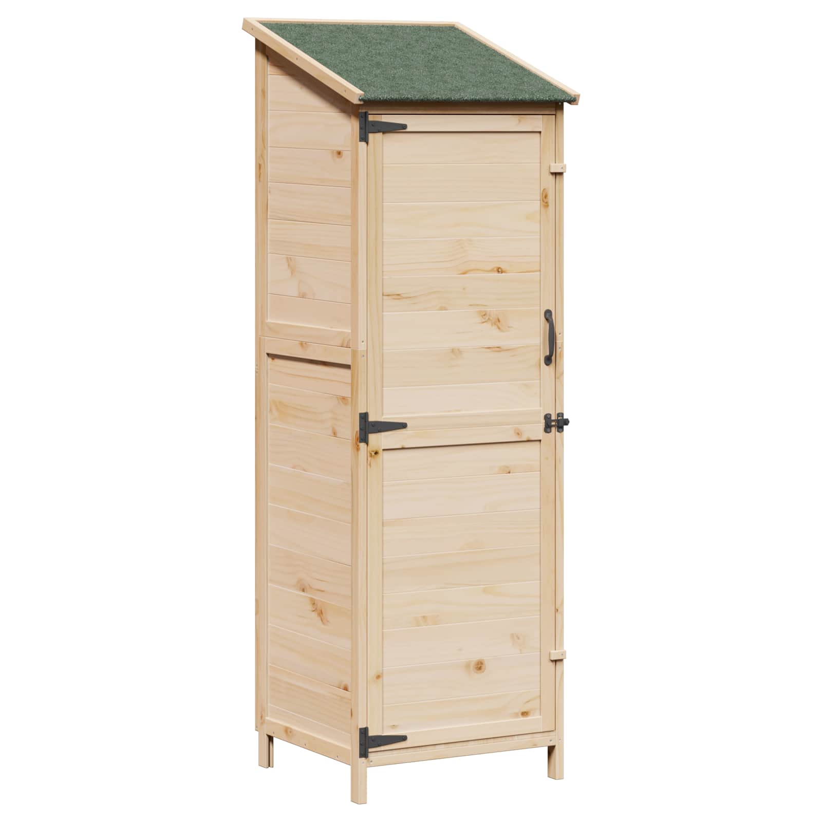 Gartenschuppen Natur 59 x 56 x 113,5 cm Massivholz aus Fichte