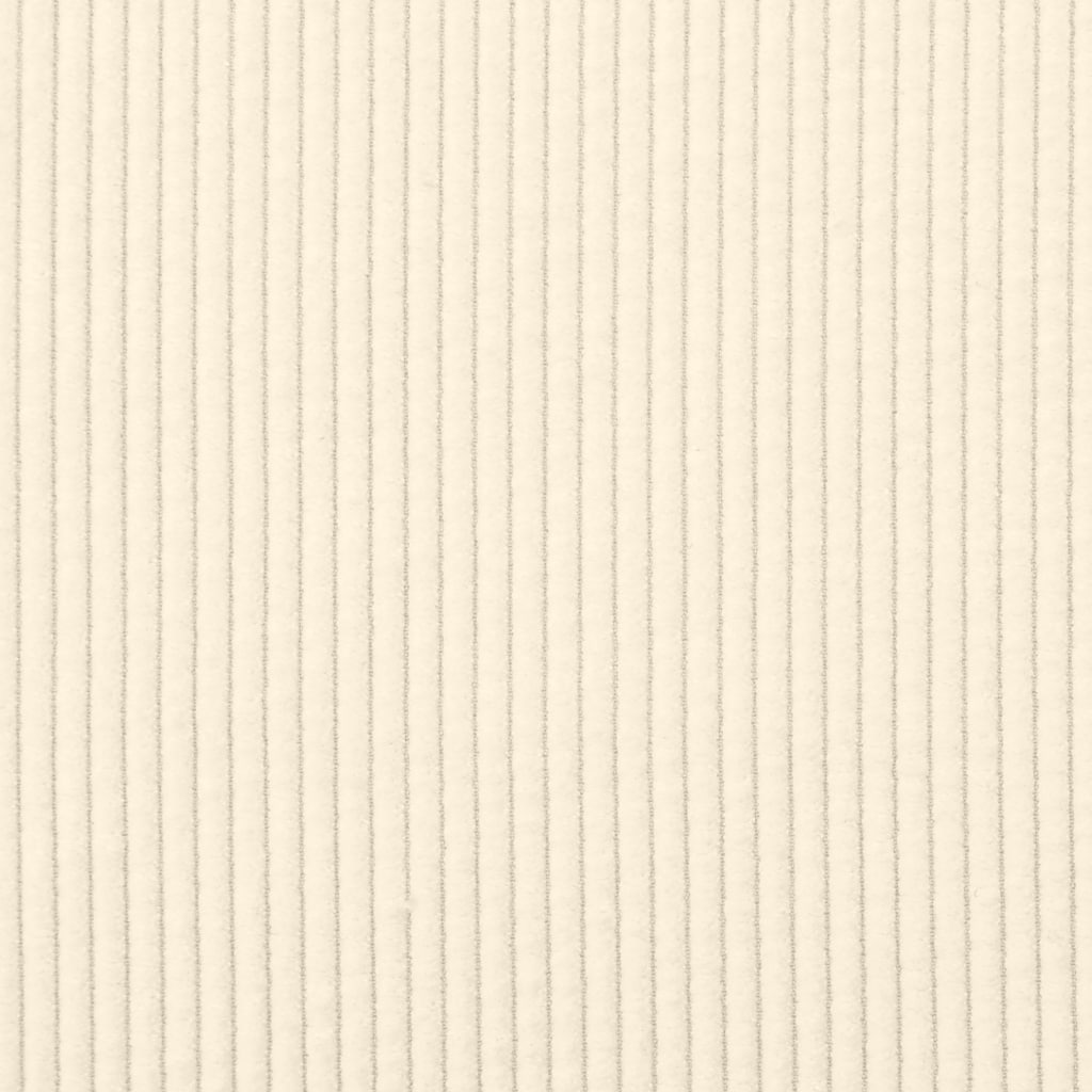Chaiselongue mit Kissen Hellgrau Cordstoff