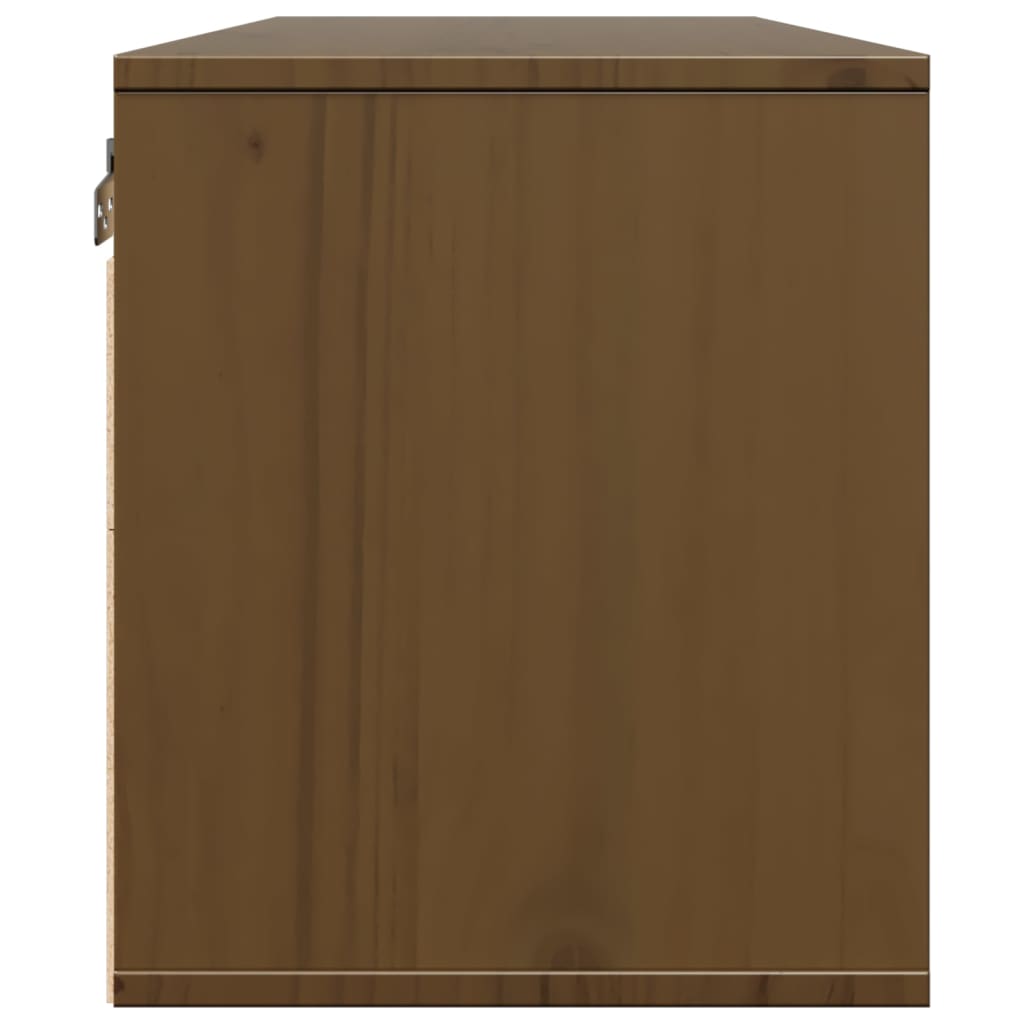 Wandschrank 45x30x35 cm Massivholz Kiefer