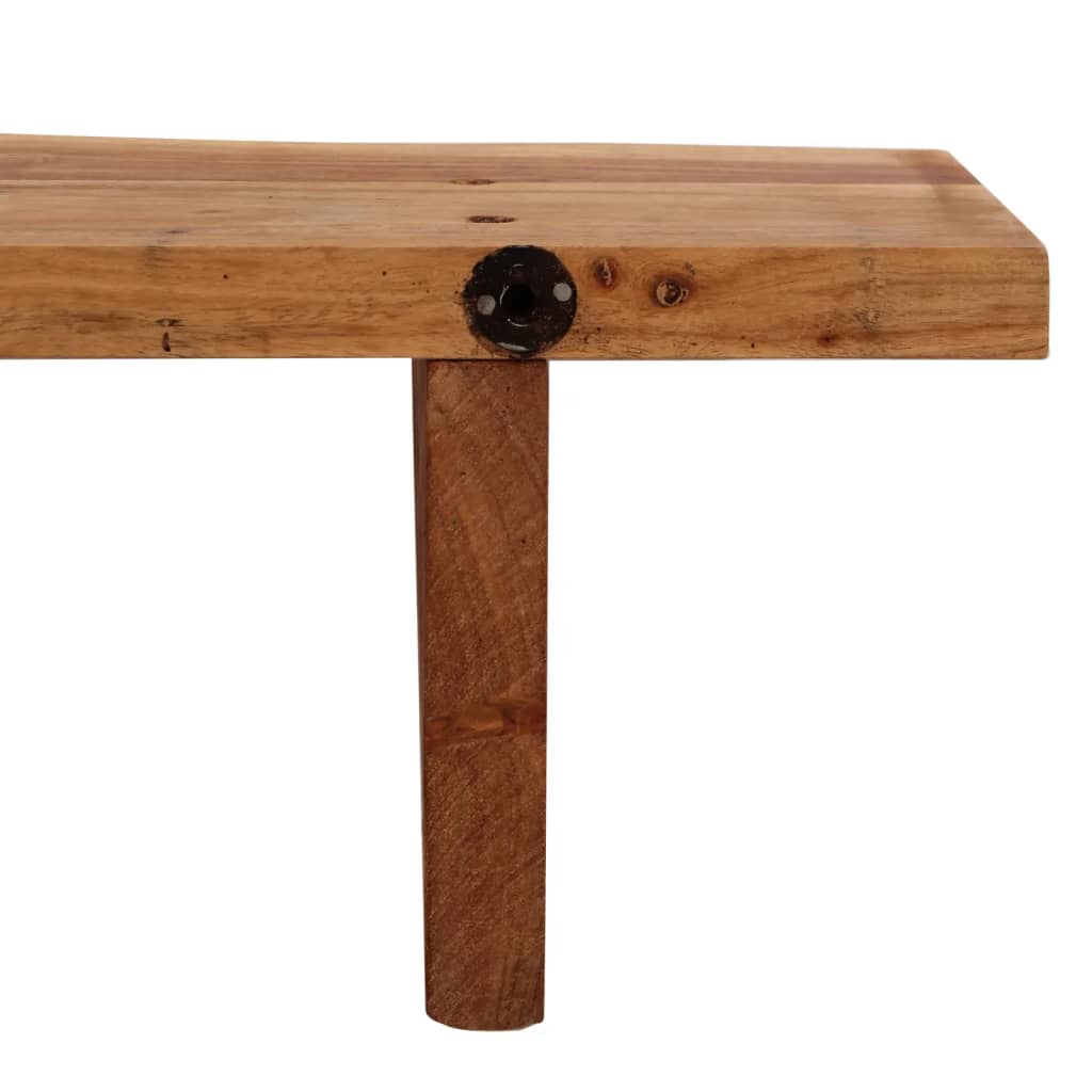 Wandregale 2 Stk. 110x20x18 cm Massivholz Akazie