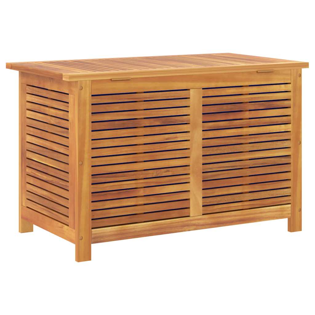 Gartenbox mit Lüftungsschlitzen 60x50x56 cm Massivholz Akazie