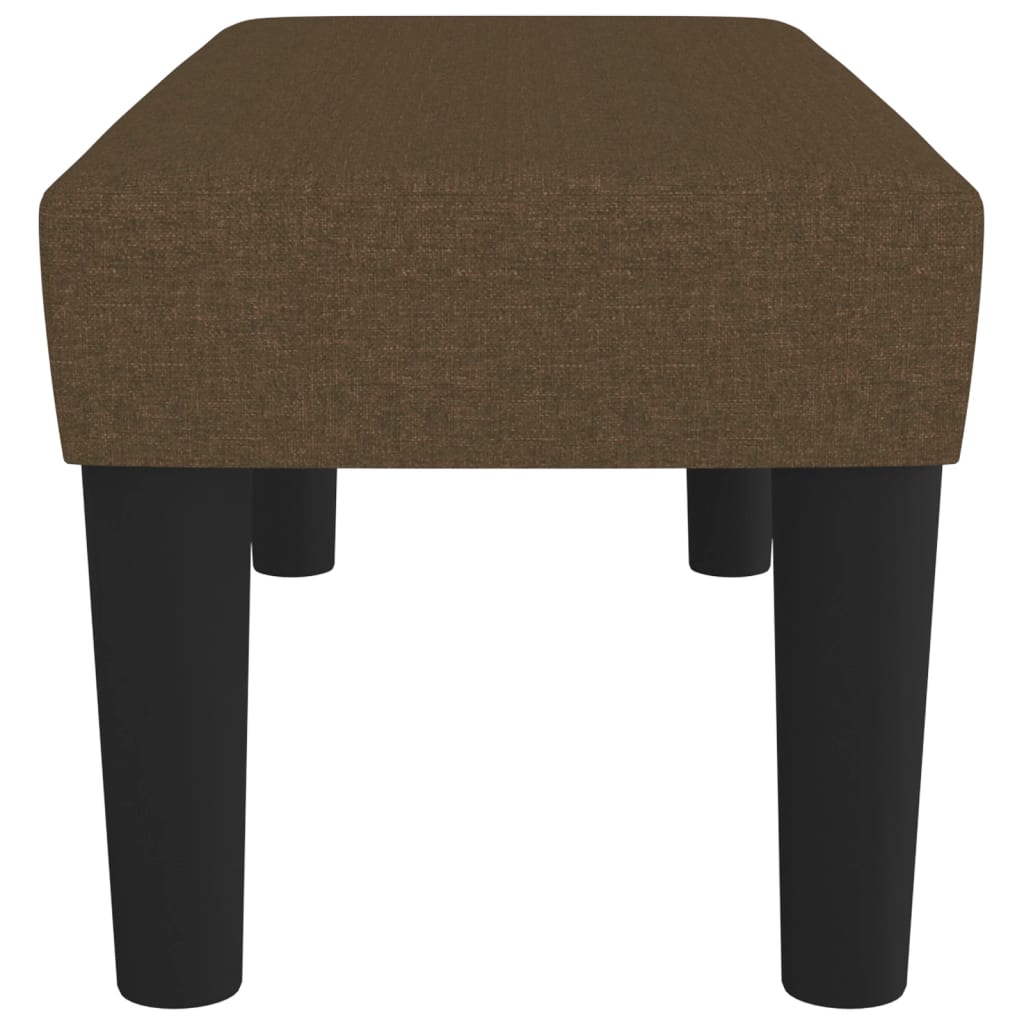Sitzbank Hellgrau 70x30x30 cm Stoff
