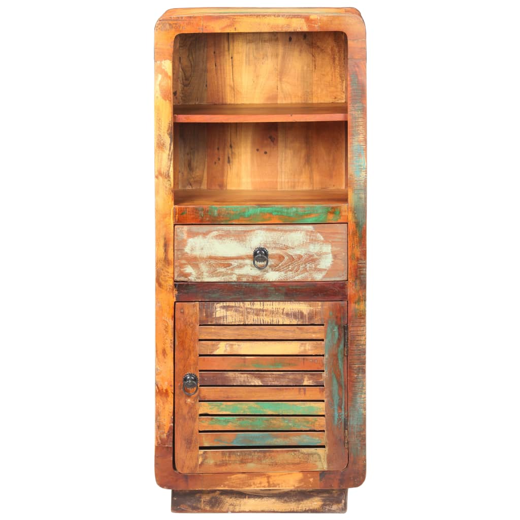 Highboard 45x32x110 cm Raues Mangoholz