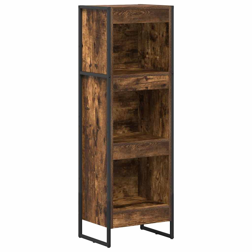 Bücherregal 2 pcs Schwarz Eichen-Optik 60 x 30 x 189,5 cm
