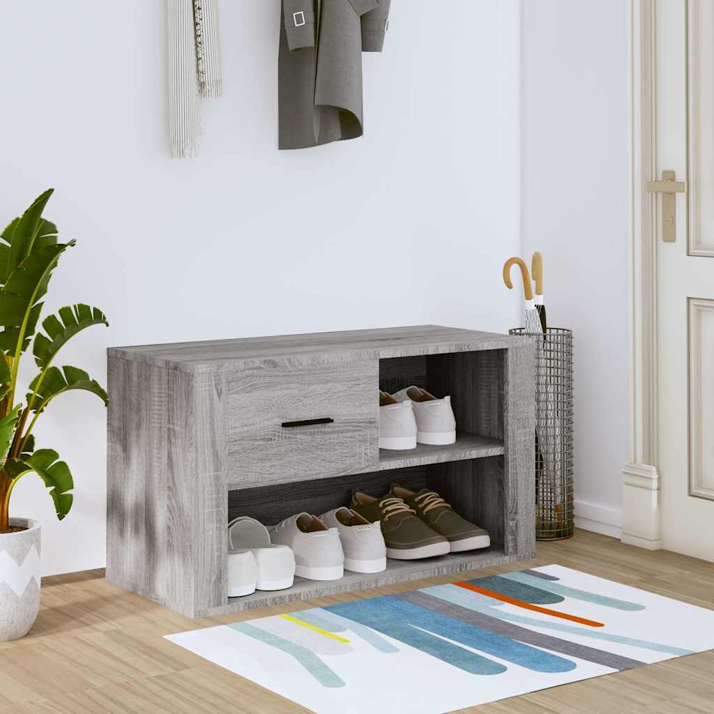 Schuhschrank Weiß 80x35x45 cm Holzwerkstoff