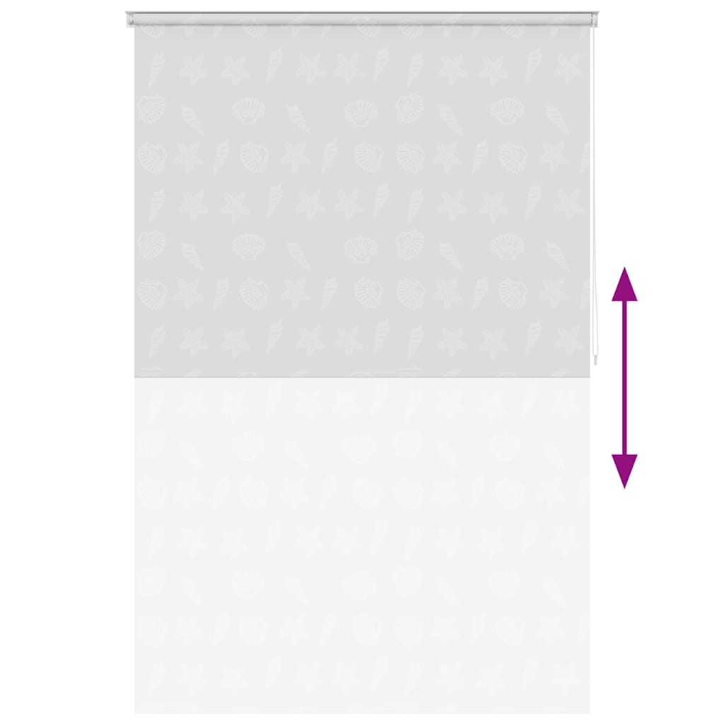 Duschrollo 80x240 cm Weiß