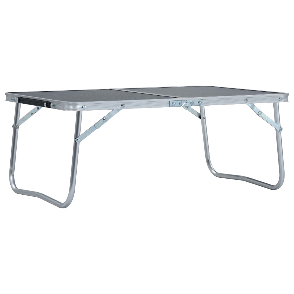 Klappbarer Campingtisch Weiß Aluminium 60 x 40 cm