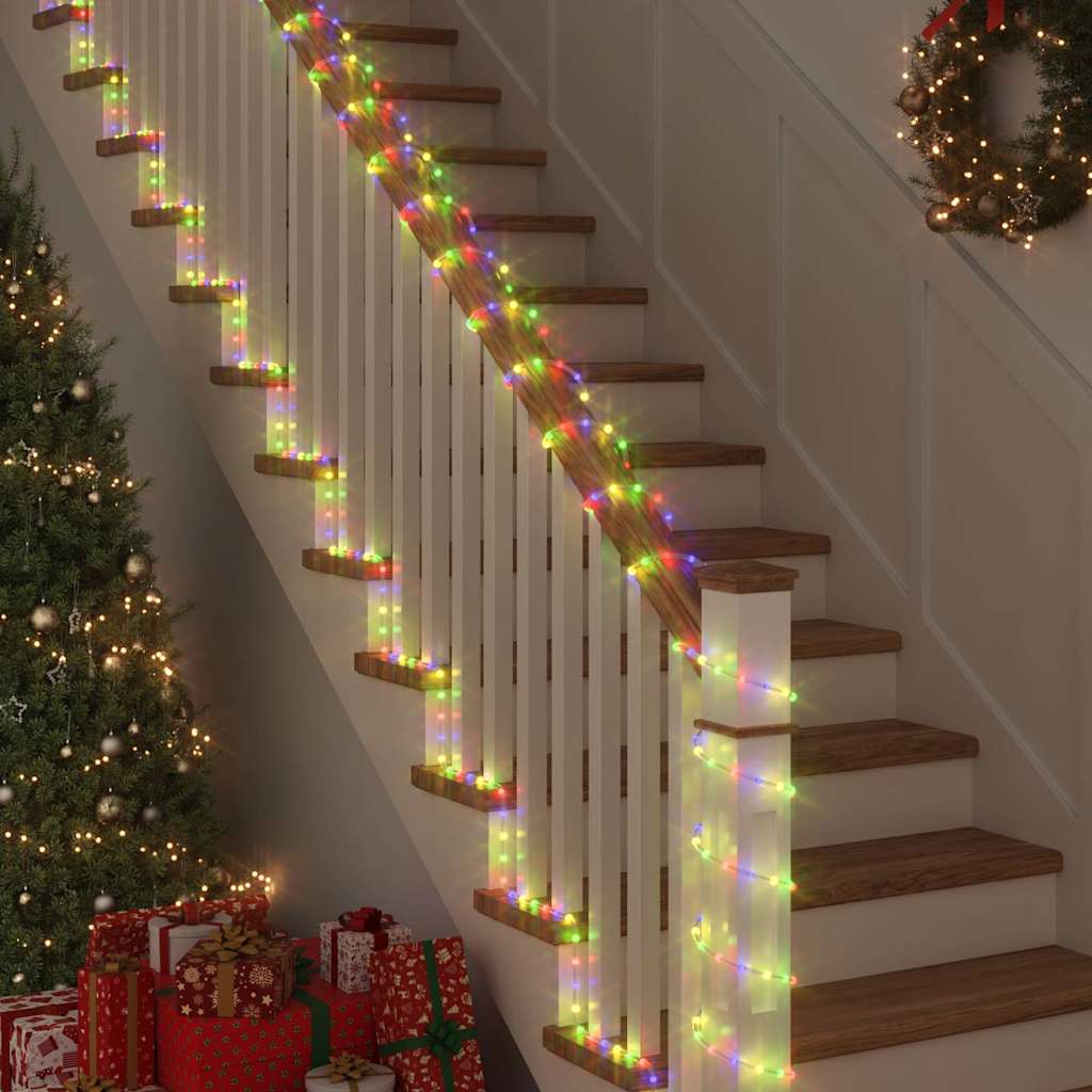 Lichtseil mit 120 LEDs Warmes Weiß 5 m PVC
