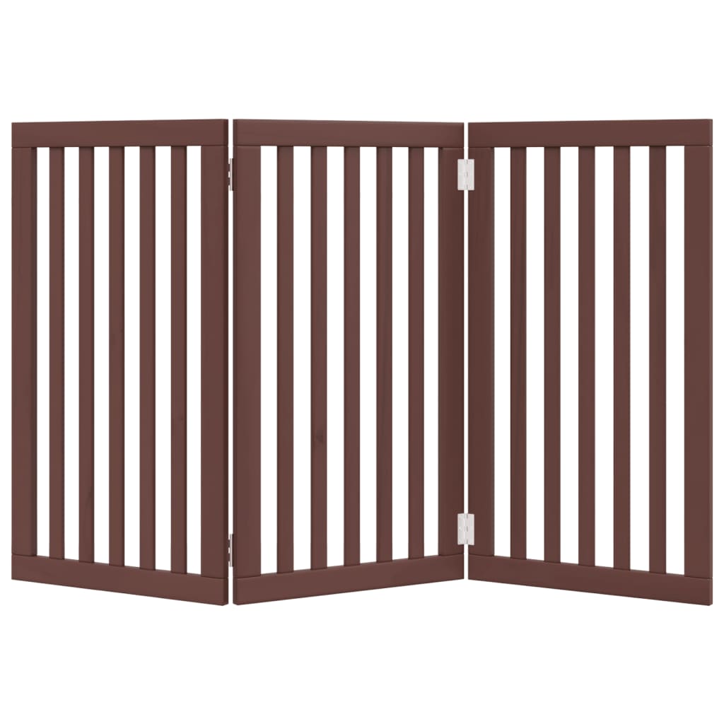 Hundegitter Faltbar 3 Paneele 150 cm Pappelholz