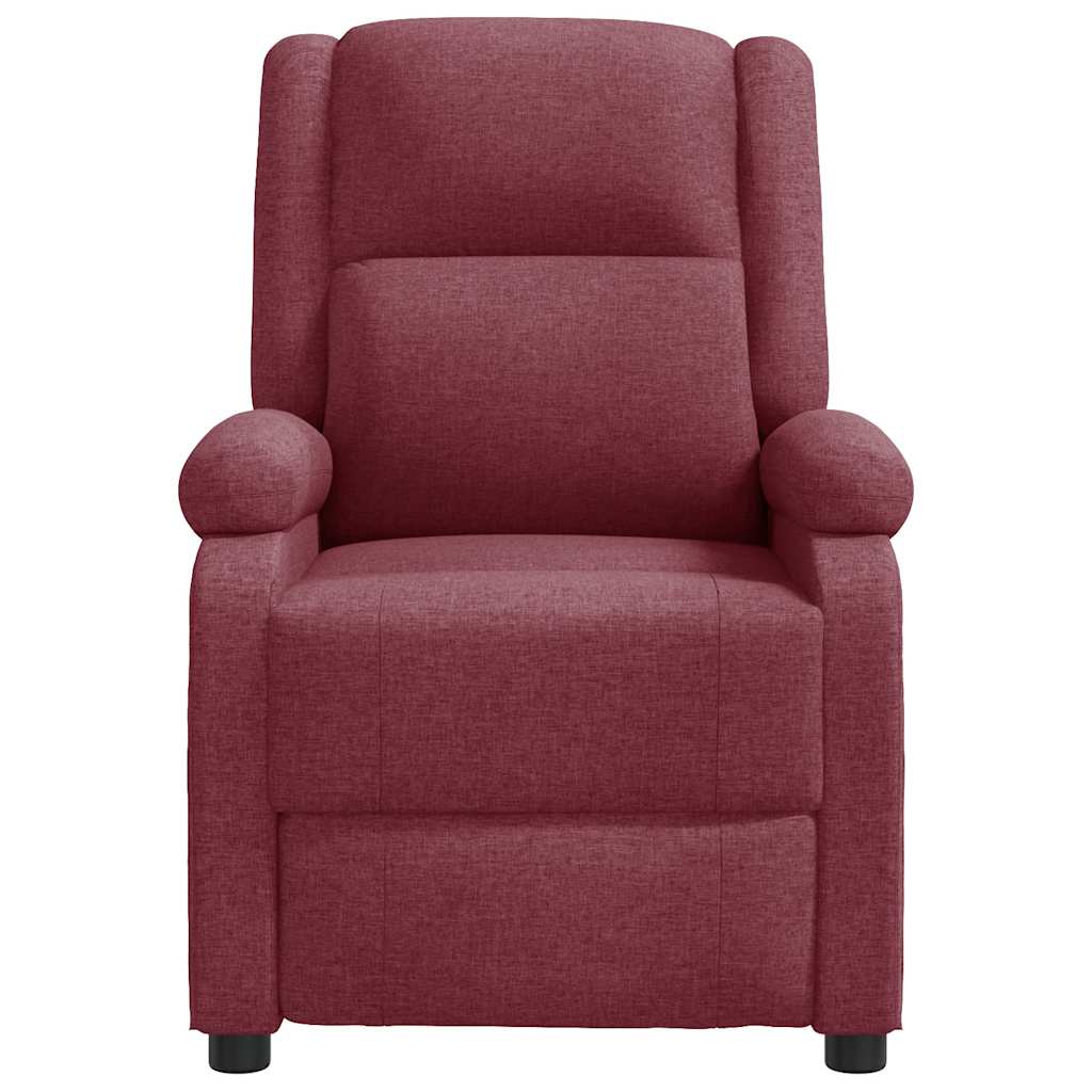Massagesessel Hellgrau Stoff