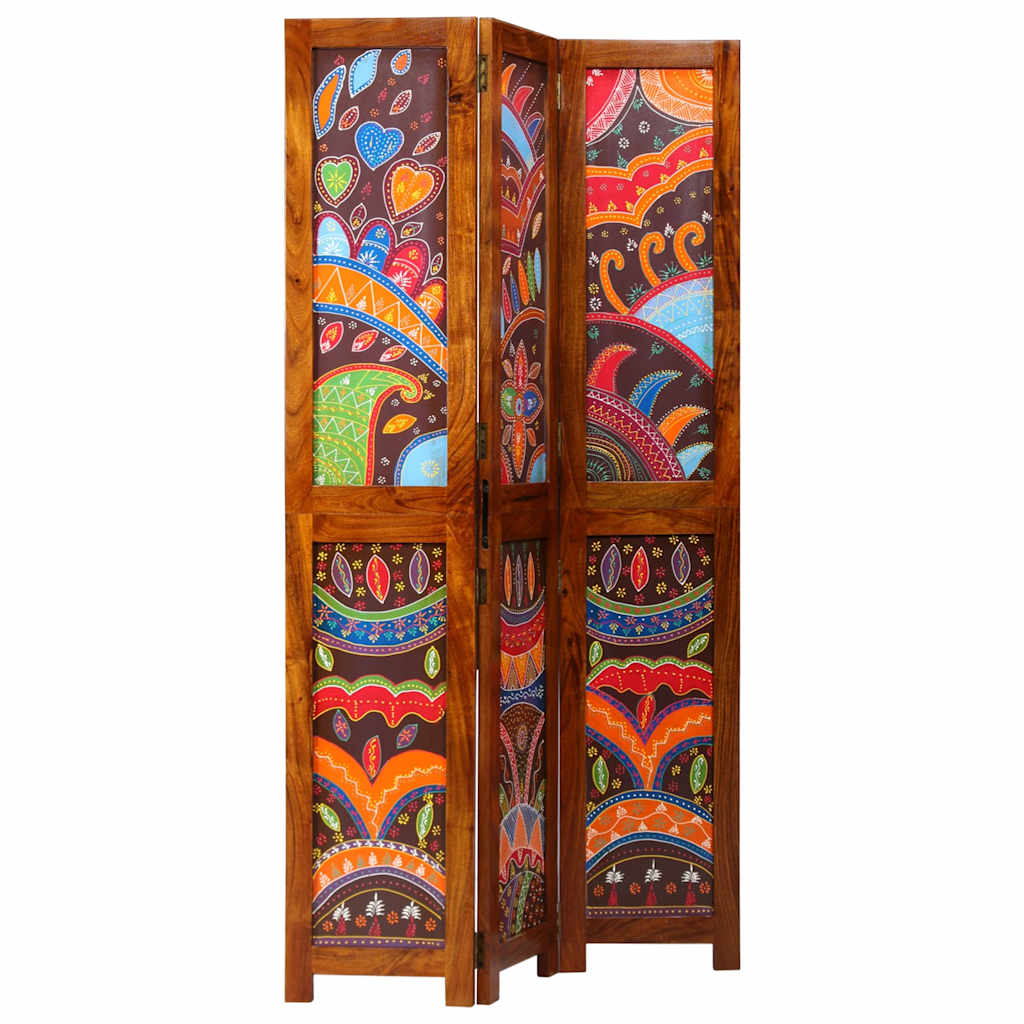 Raumteiler Honigbraun 105 x 1,5 x 160 cm Massivholz Akazie