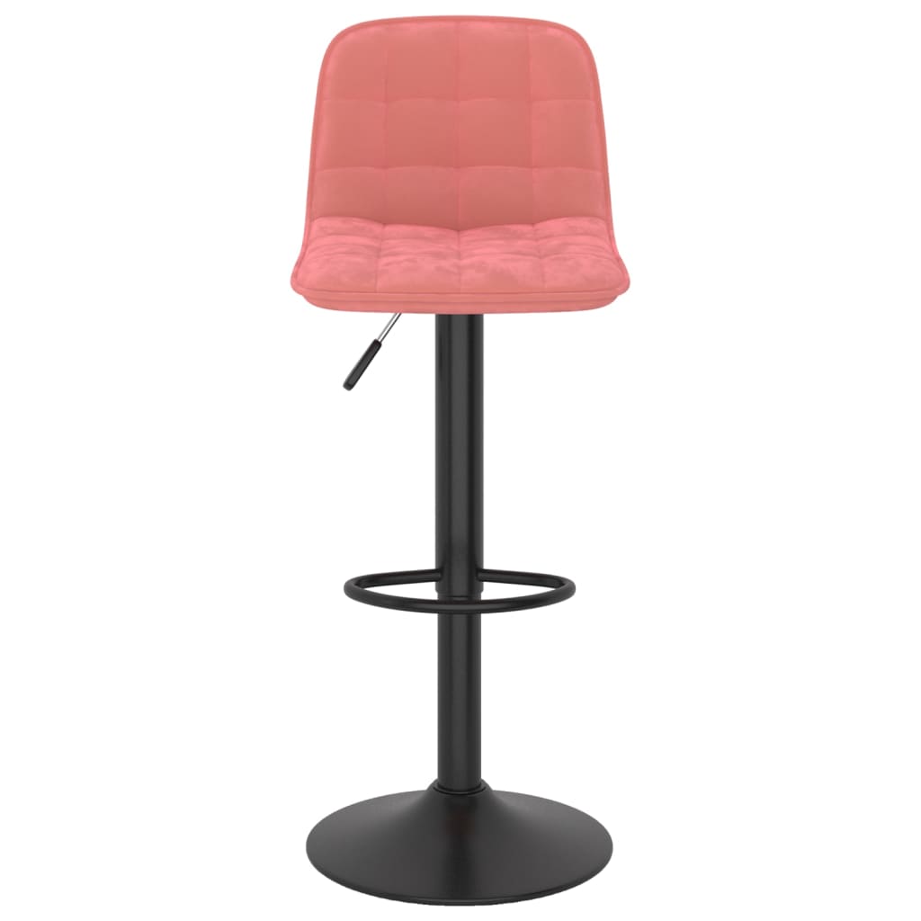 Barhocker 2 Stk. Hellgrün Samt