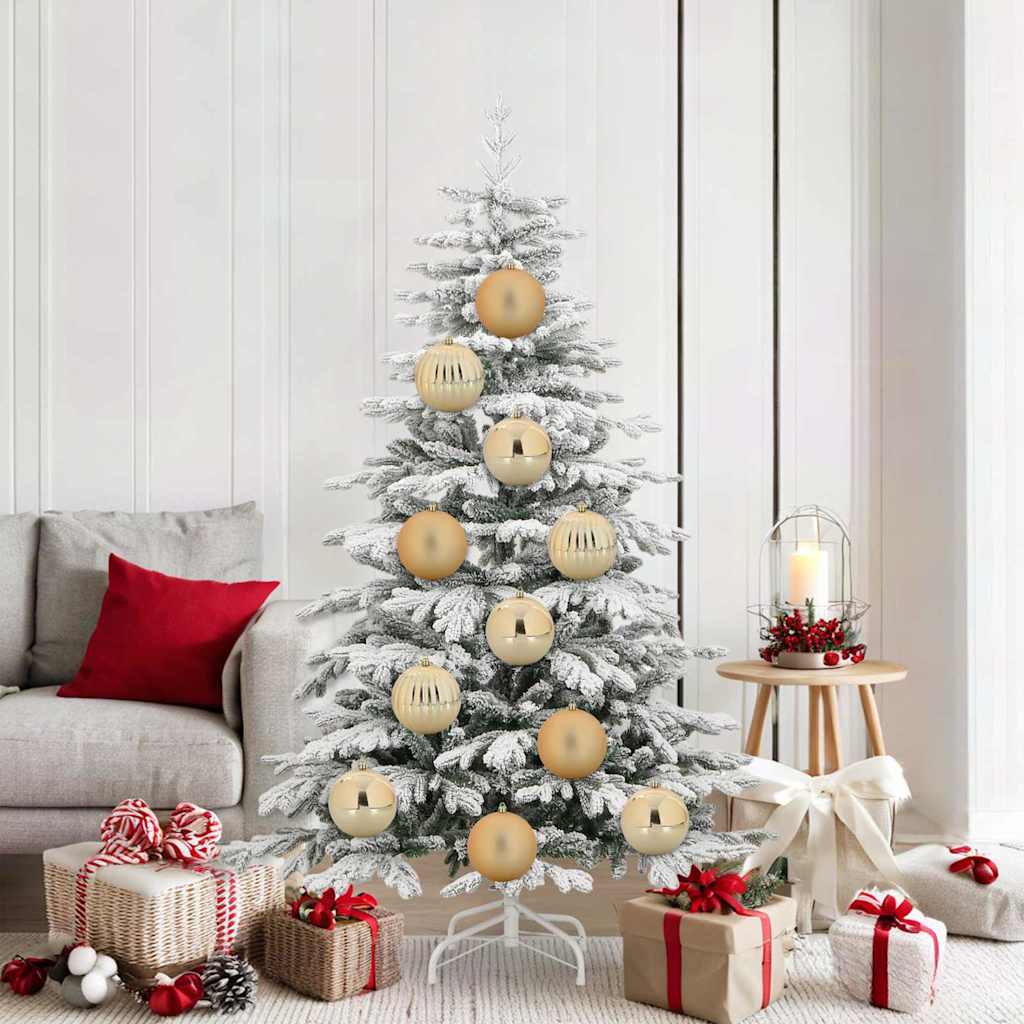 Weihnachtsbaumkugel Set XL 9 pcs Rot Kunststoff