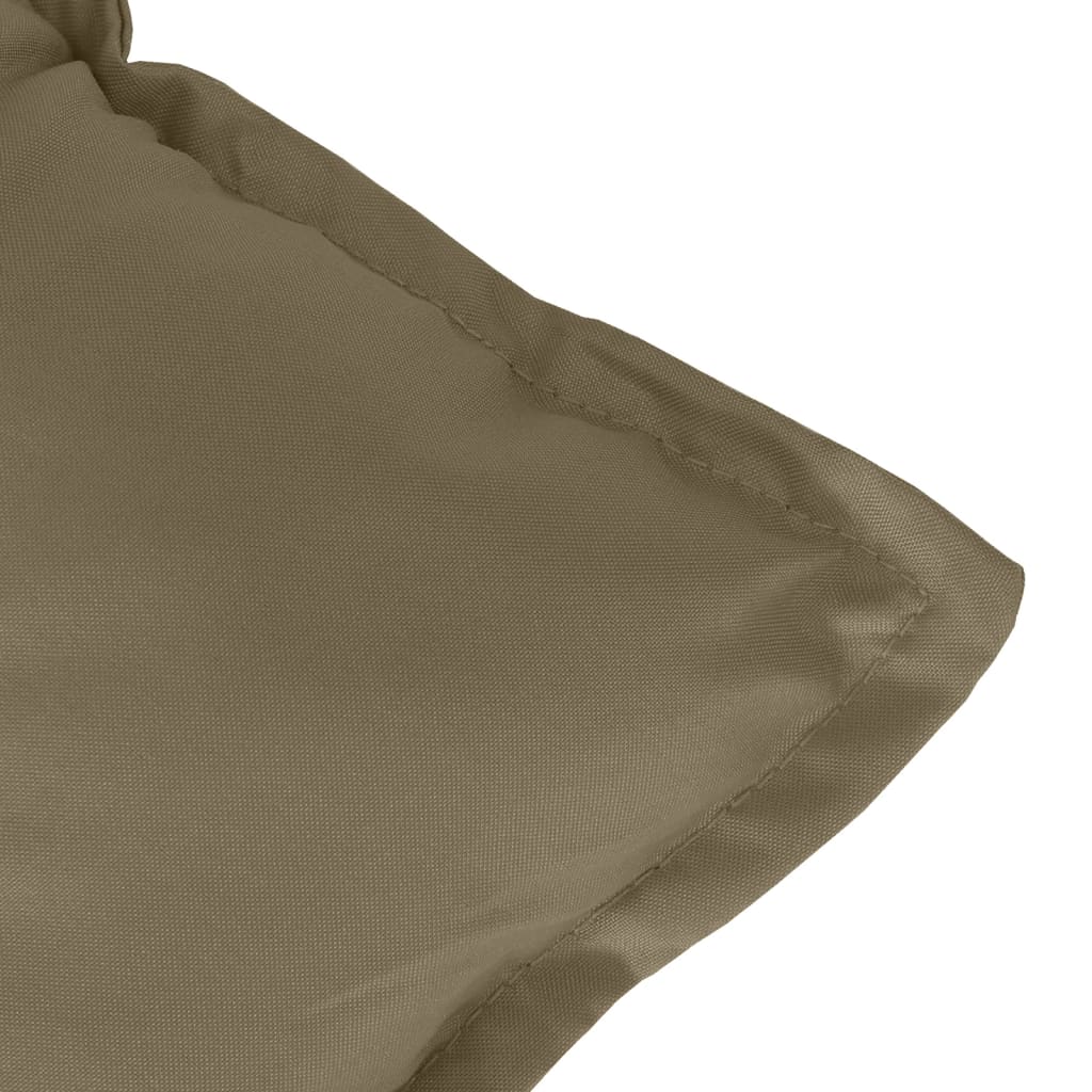 Gartenbank-Auflagen 2 Stk. Melange Anthrazit 100x50x7 cm Stoff