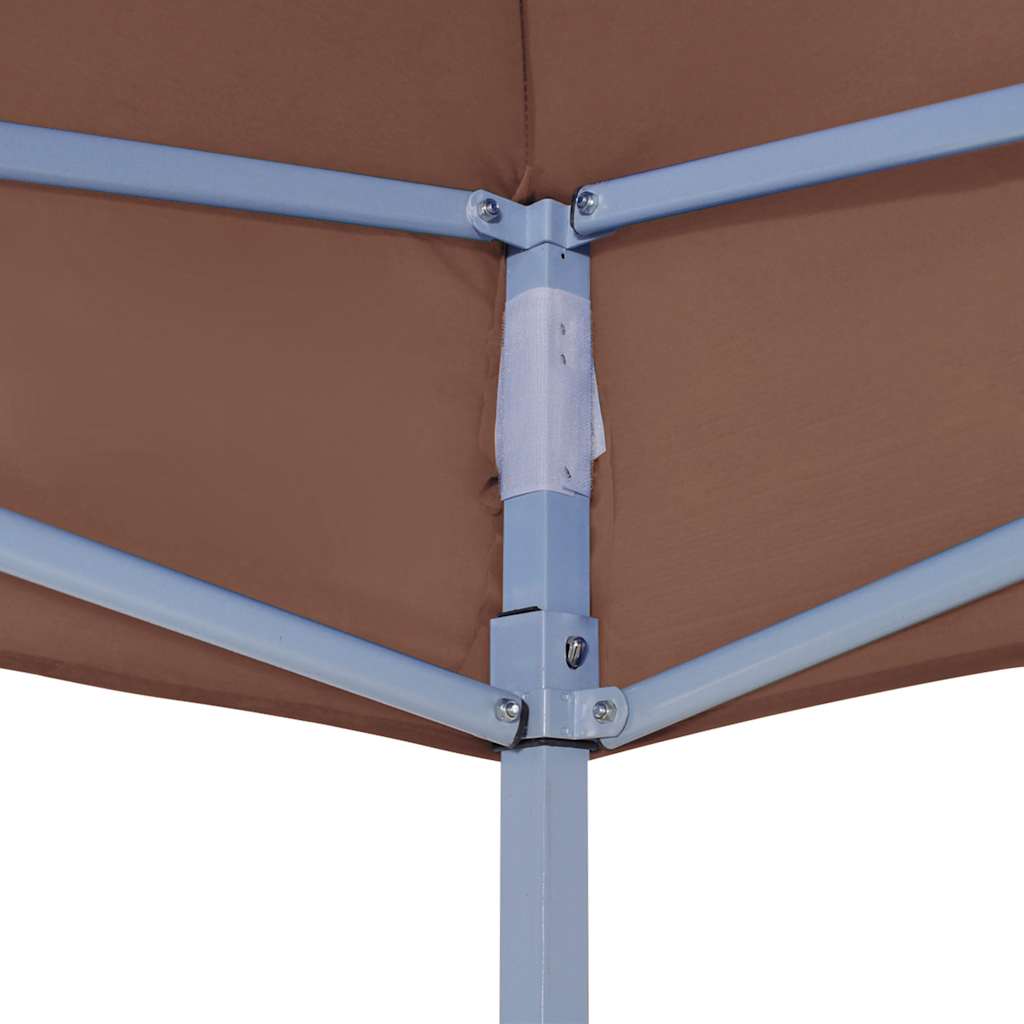 Partyzelt-Dach 3x3 m Beige 270 g/m²