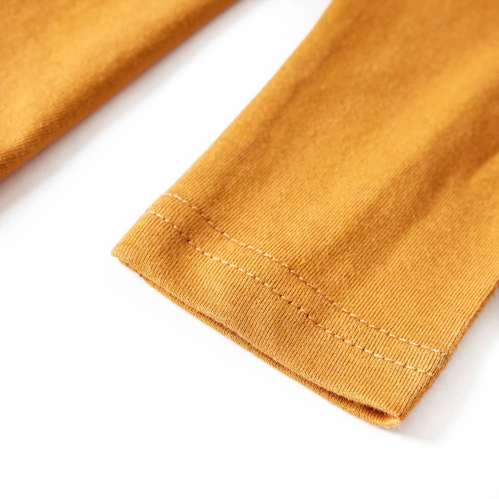 Kinder-Langarmshirt Dunkelrot 116