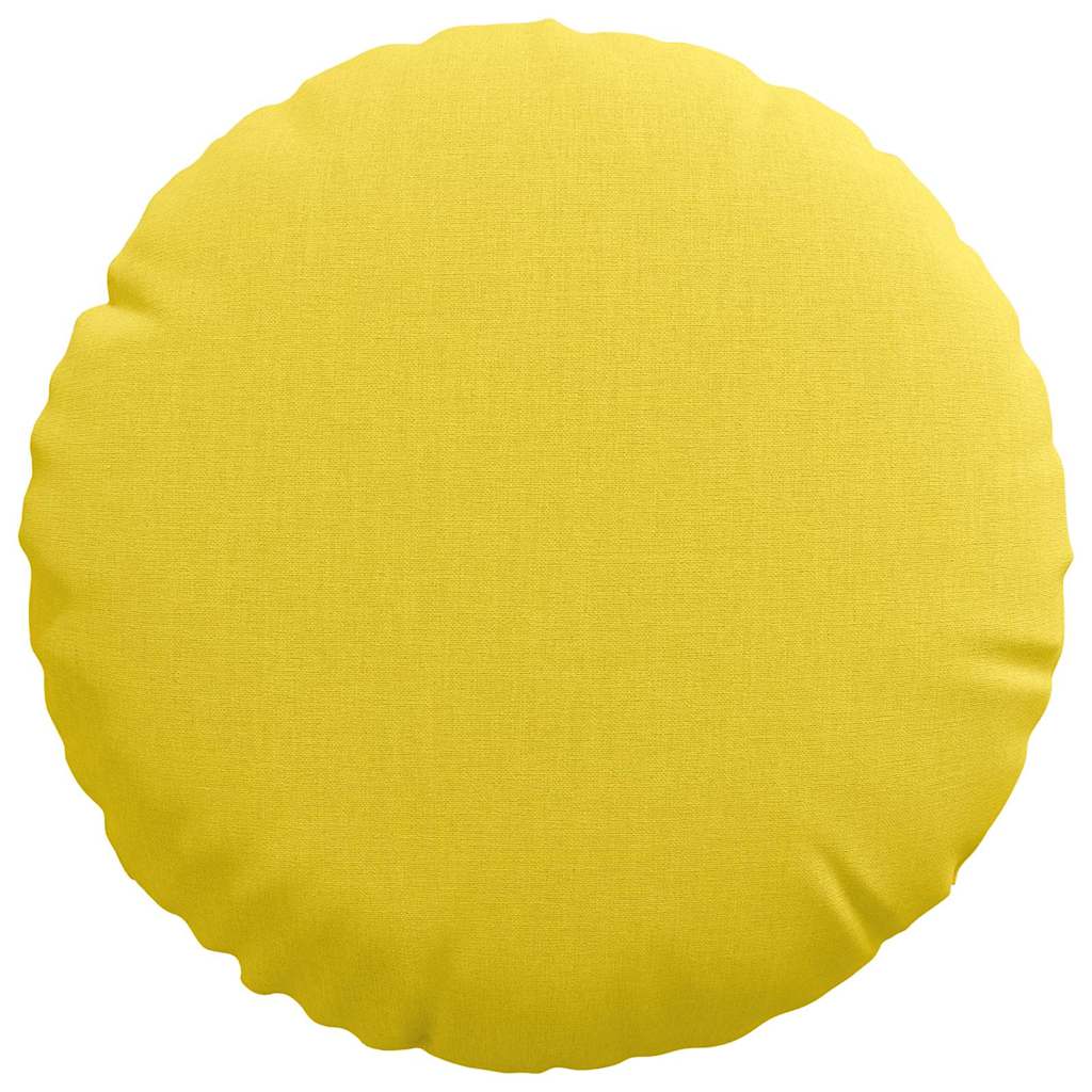 Sitzkissen 2 pcs Hellgrau Ø30 x 13 cm Stoff