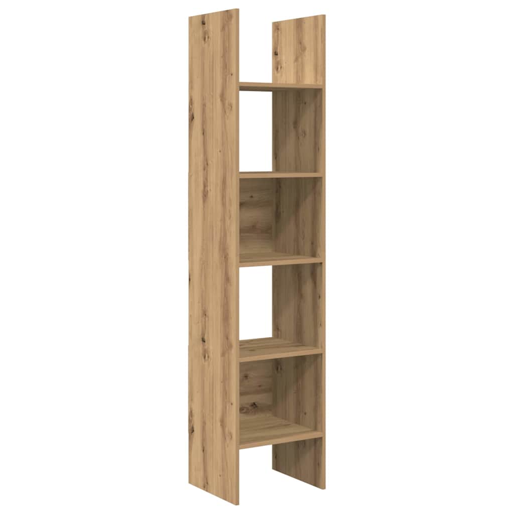 Bücherregal Weiß 40x35x180 cm Holzwerkstoff