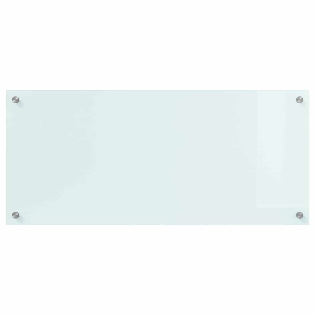 Küchenrückwand 2 pcs Weiß 70 x 40 cm Gehärtetes Glas