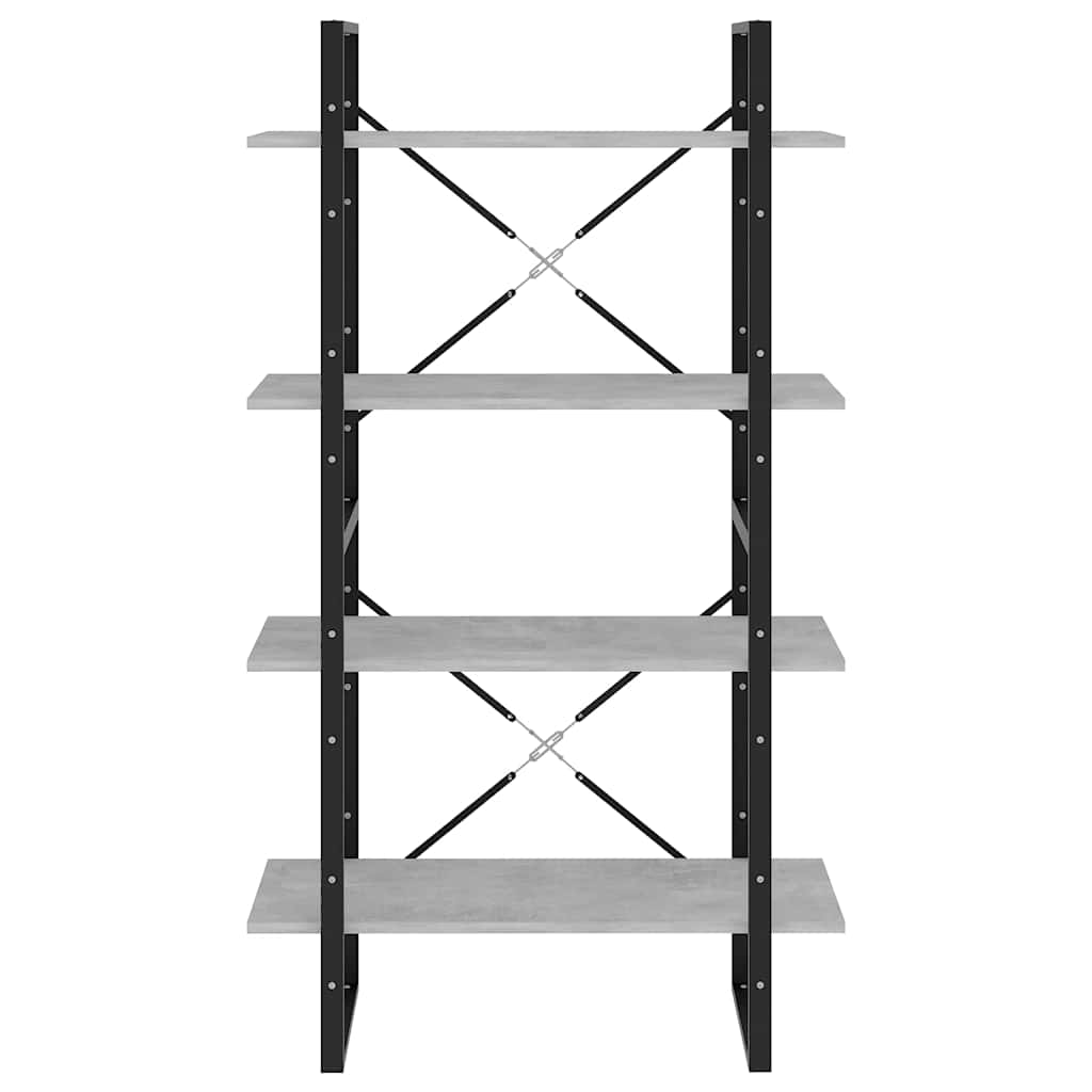 Bücherregal 2 Fächer Weiß 80x30x70 cm Holzwerkstoff