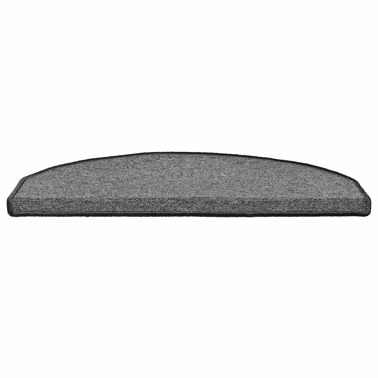 Stufenmatten 15 Stk. 56x17x3 cm Anthrazit Halbrund