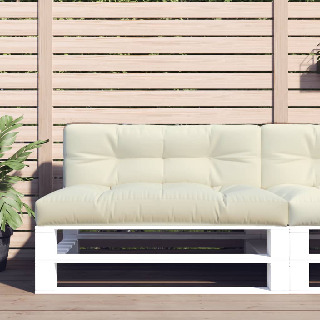 Palettenkissen Anthrazit 50x40x12 cm Stoff
