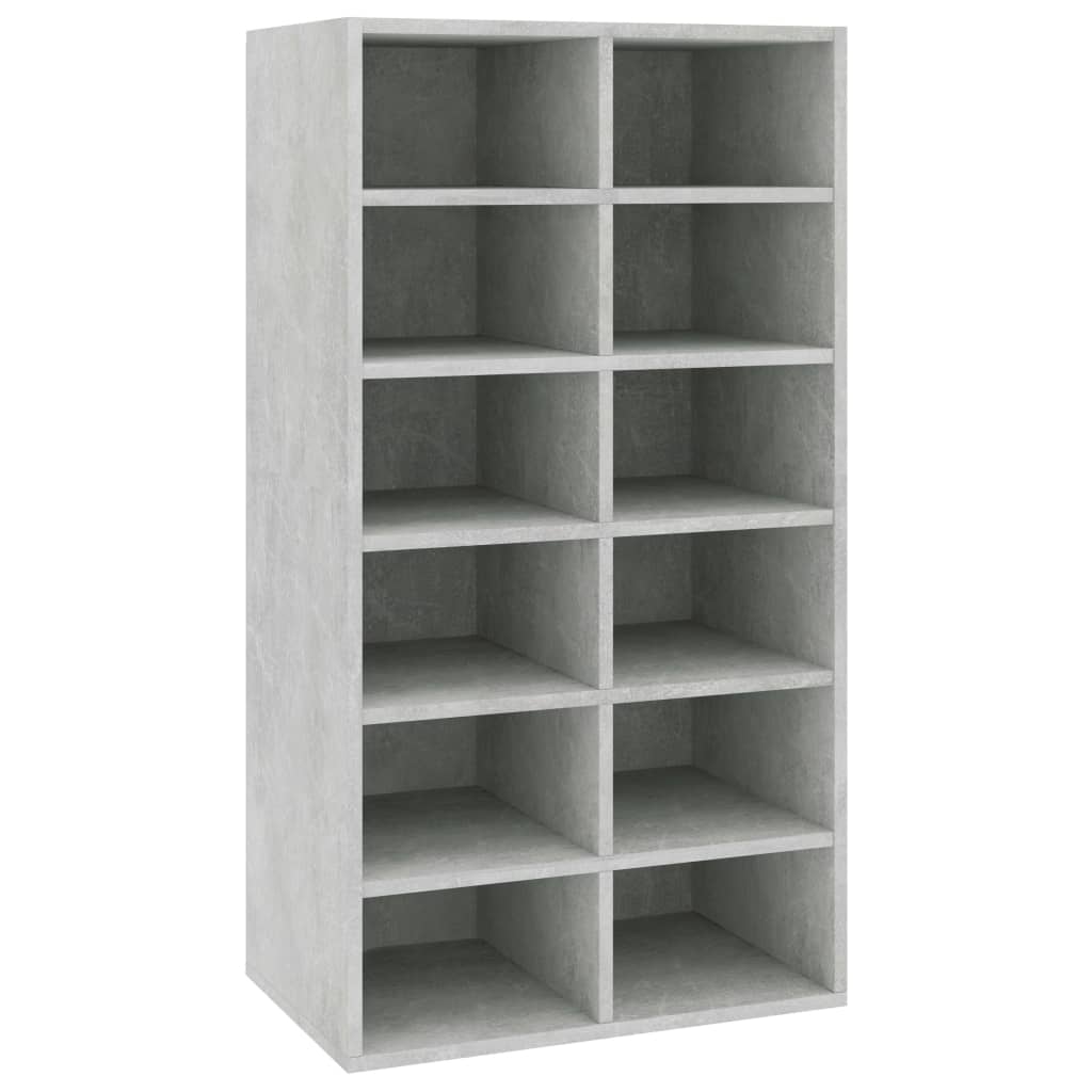 Schuhregal Weiß 54x34x100,5 cm Holzwerkstoff