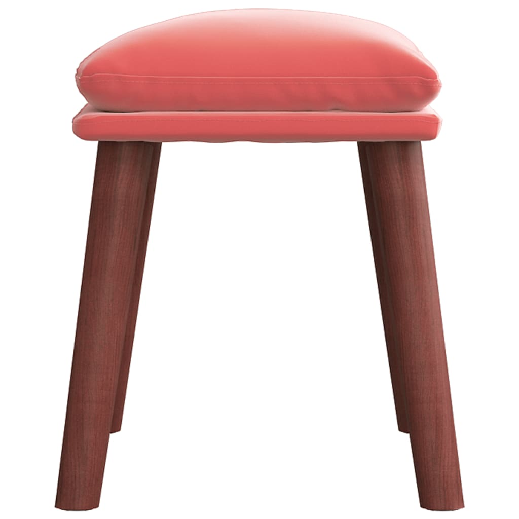 Fußhocker Hellgrau 45x29,5x35 cm Samt